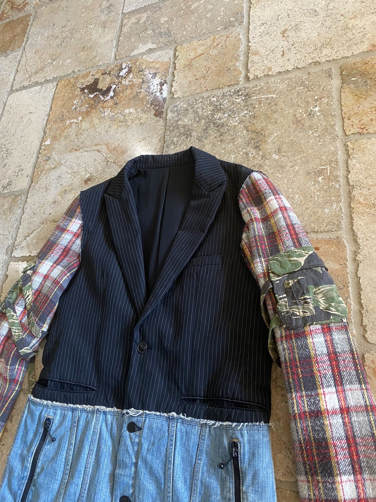 Number (N)ine Number (N)ine 2005 The High Streets hybrid blazer size 4 Size US XL / EU 56 / 4 - 3 Thumbnail