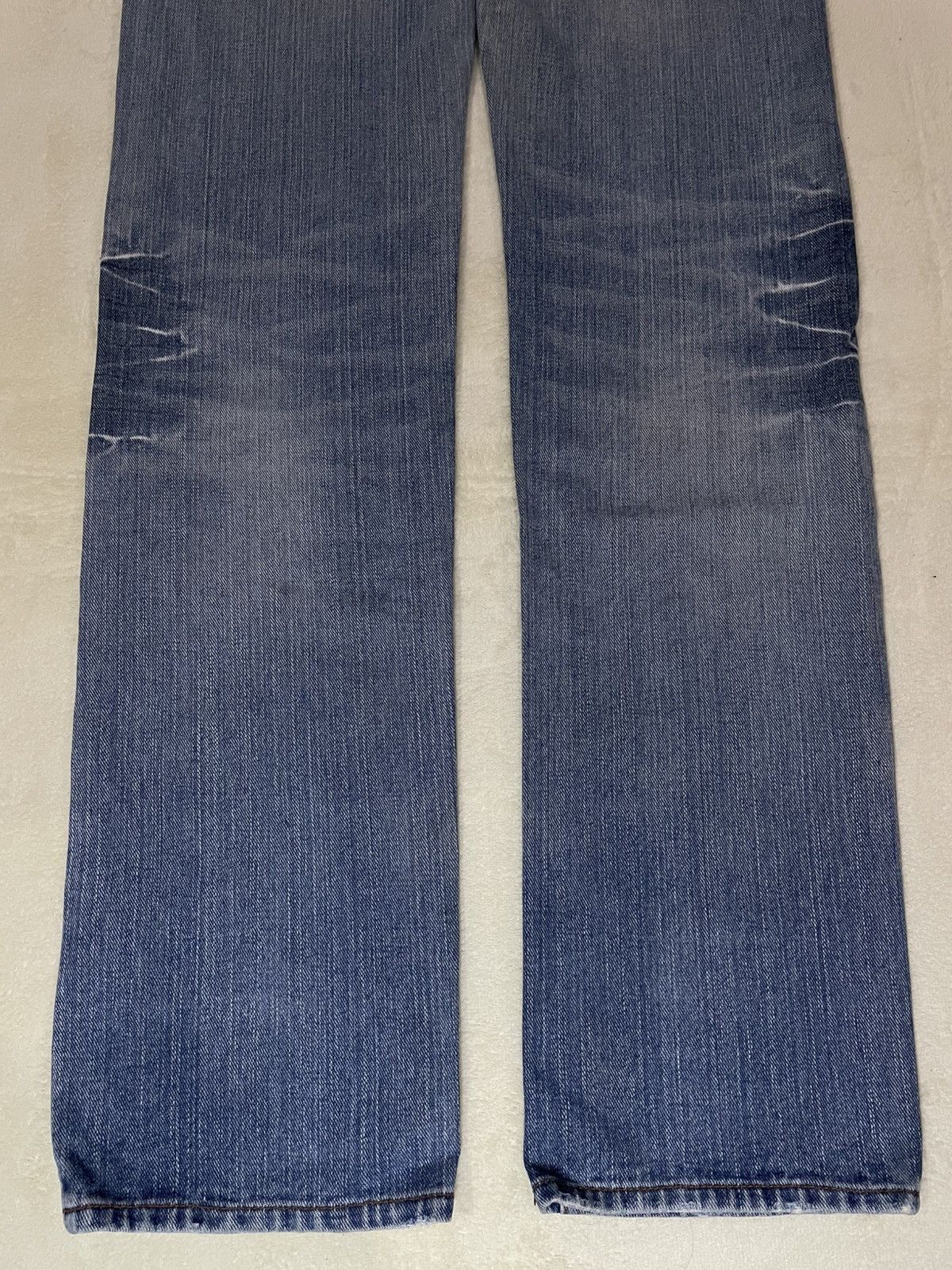 Japanese Brand Vintage Root Three Style Mudwash Distress Faded Denim Jeans Size US 32 / EU 48 - 11 Thumbnail