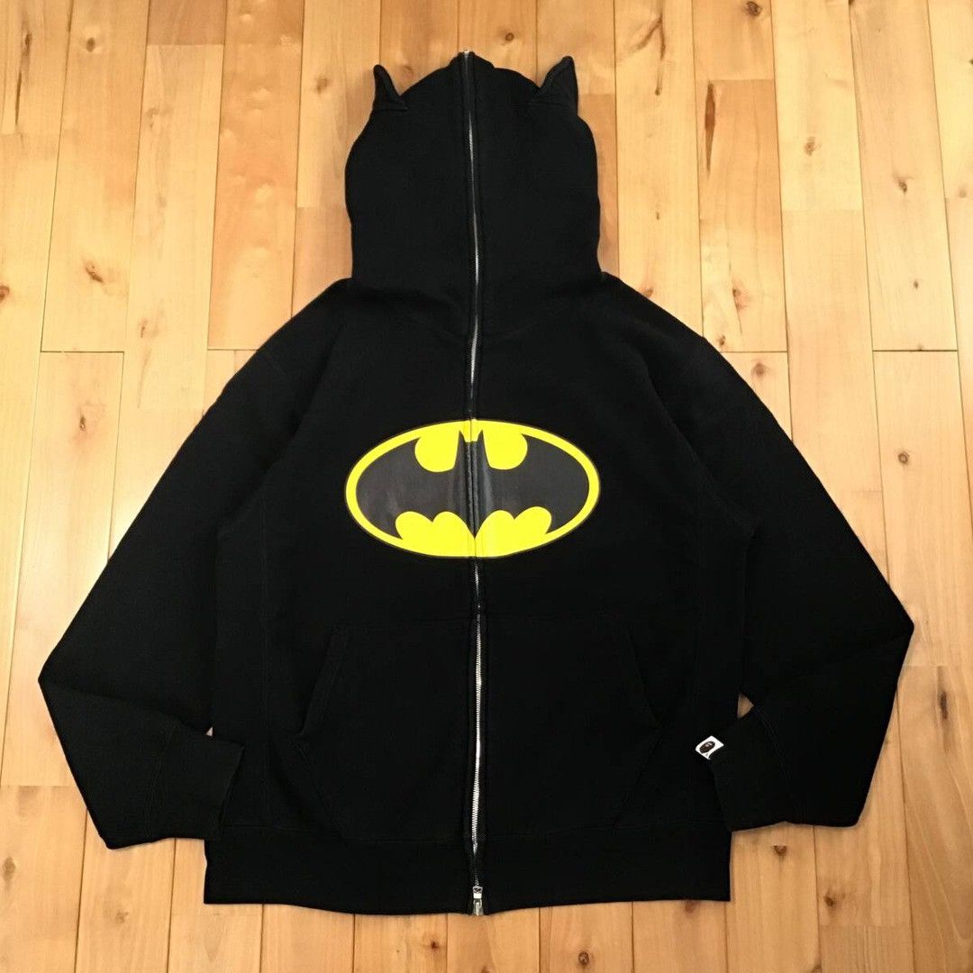 Black Bape Fullzip Batman | Grailed