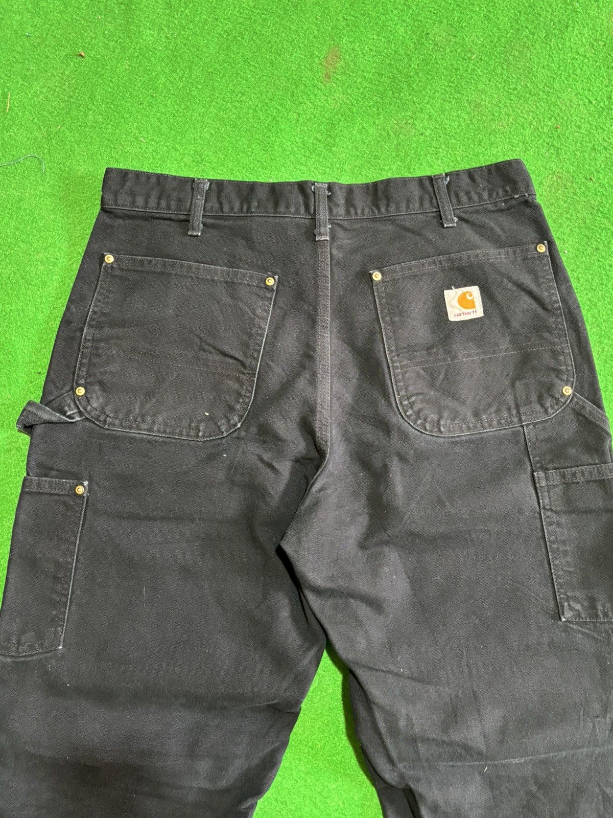 Other CARHARTT RARE BLACK DOUBLLE KNEE (MADE IN USA ) Size US 34 / EU 50 - 6 Thumbnail