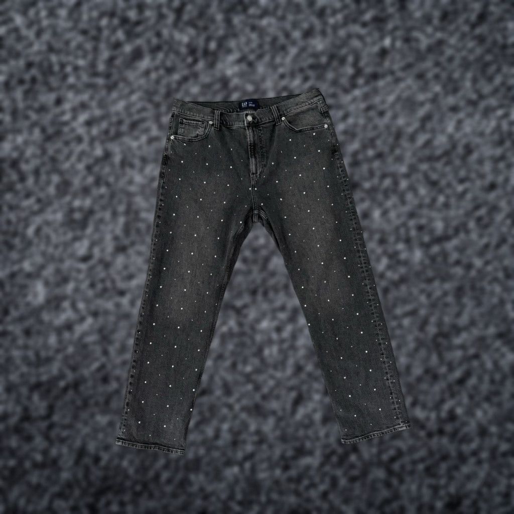 GAP Women's Plus Size 18 High Rise Straight Leg Jeans Gray