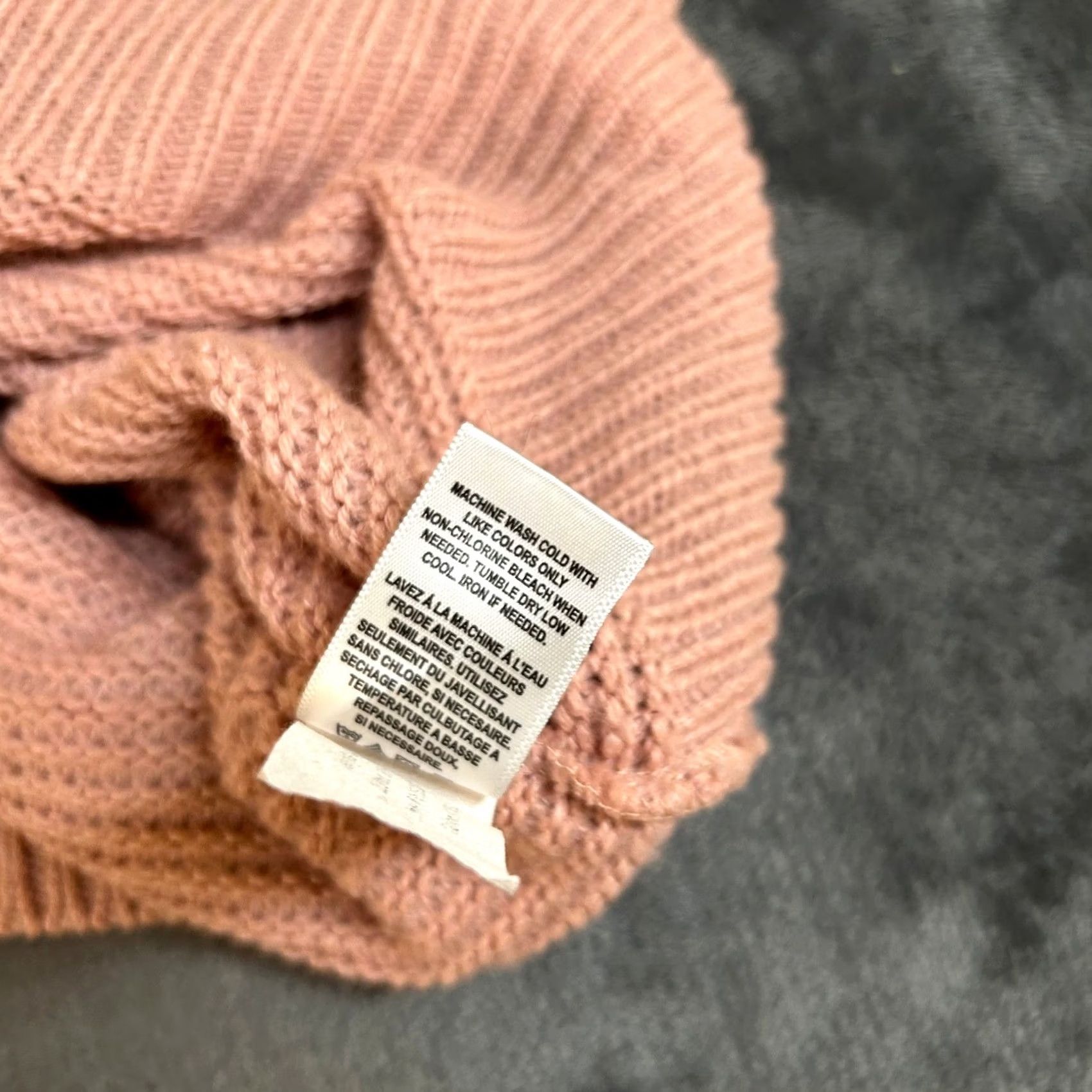 Express Express Shaker Knit Sweater Womens Small Pink Relaxed Raglan Sleeve Size S / US 4 / IT 40 - 5 Thumbnail