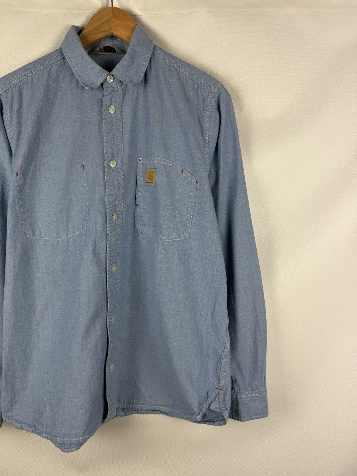 Carhartt Carhartt L/S State Chest Logo Long Sleeve Button Up Shirt Size US L / EU 52-54 / 3 - 3 Thumbnail