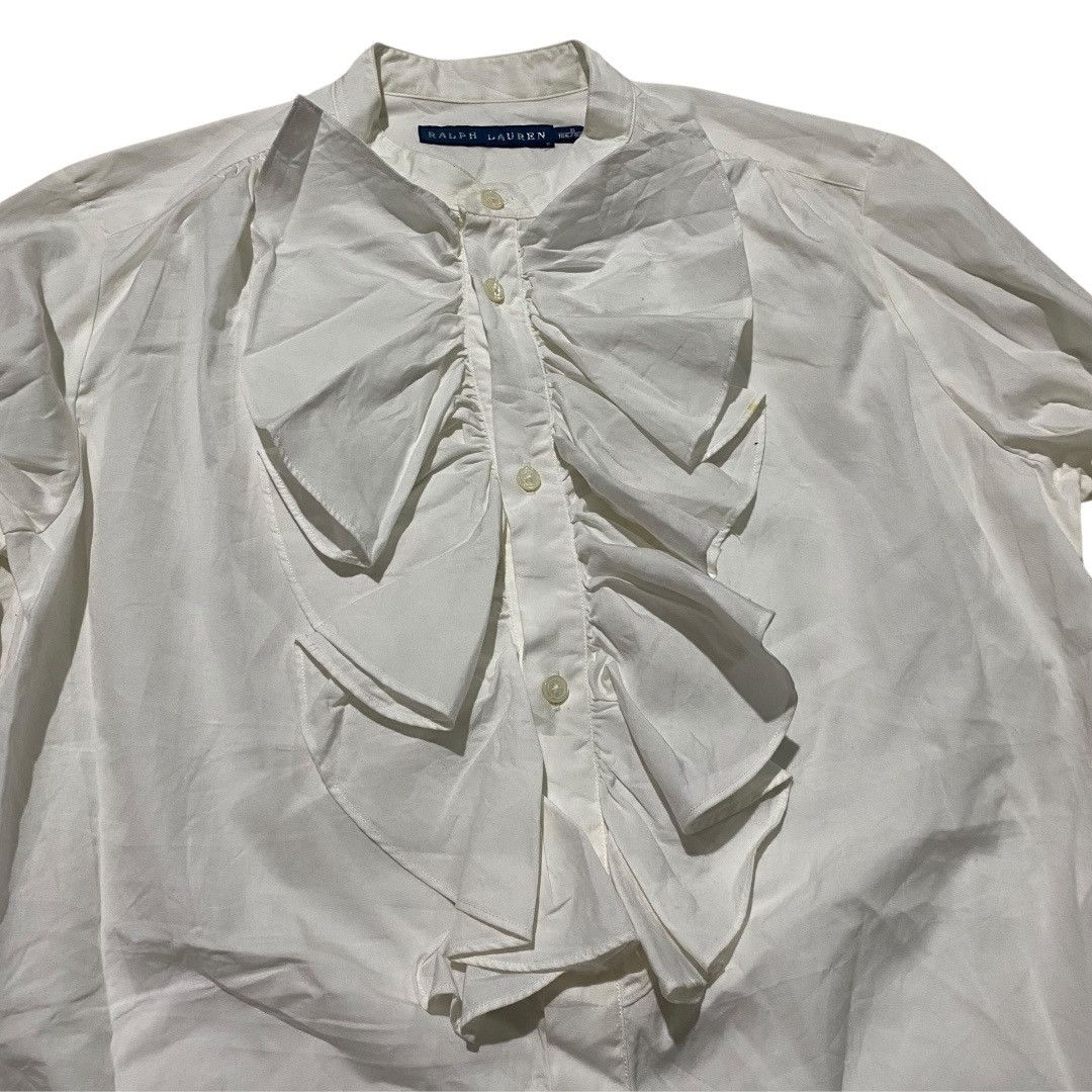 Ralph Lauren Ralph lauren women frill white shirt Size S / US 4 / IT 40 - 2 Thumbnail