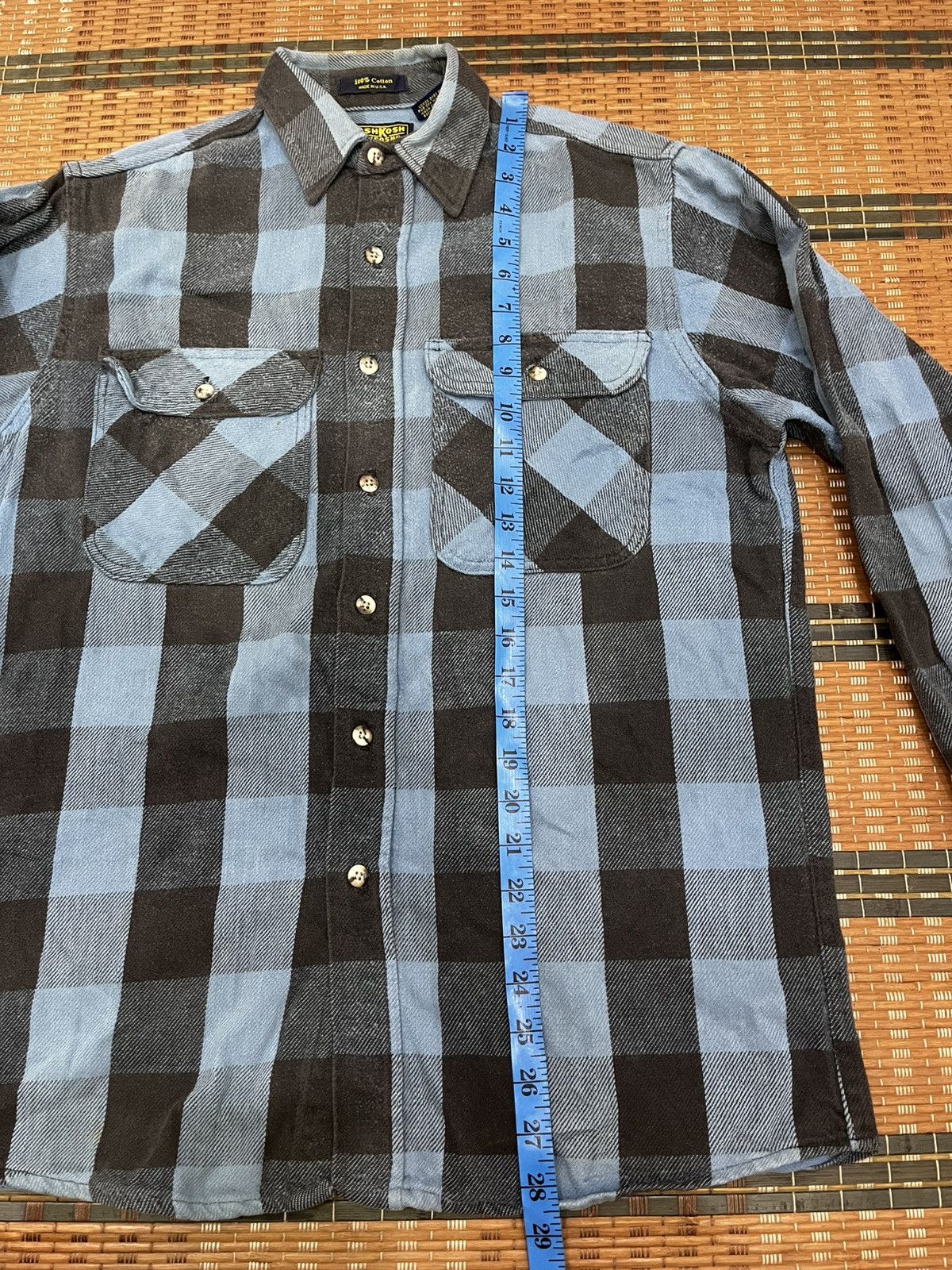Oshkosh Vintage OshKosh B Gosh Checkered Flannel Size US M / EU 48-50 / 2 - 12 Thumbnail