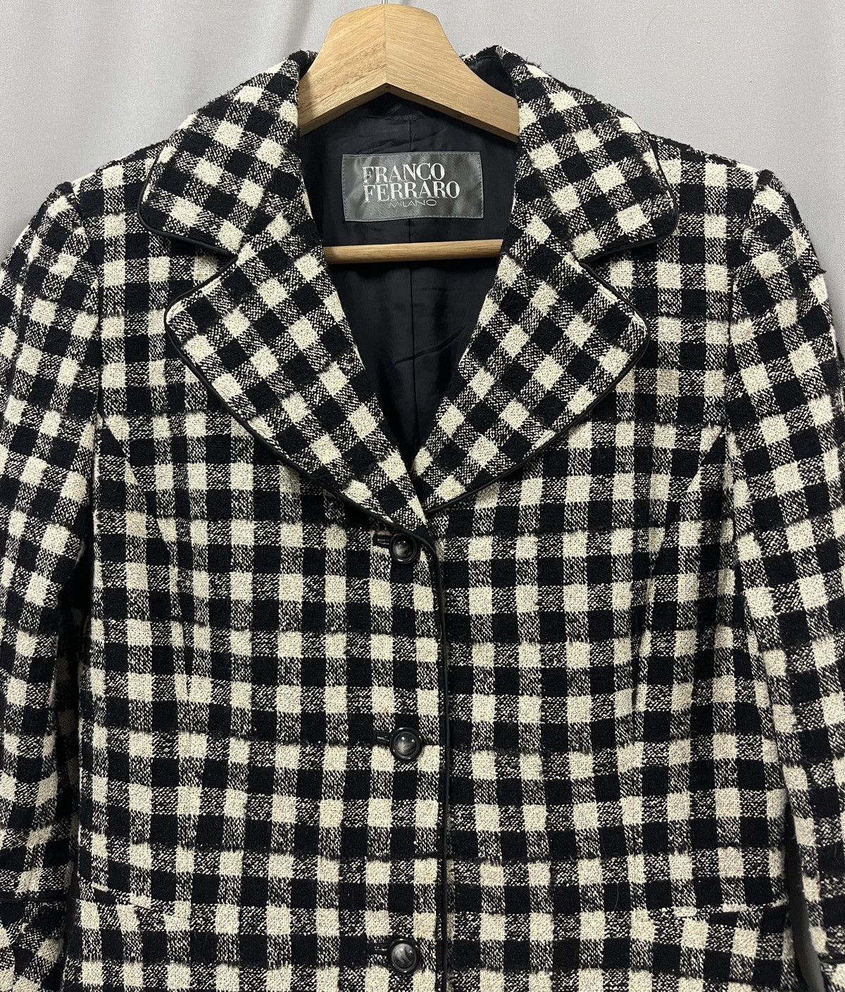 Designer Franco ferraro milano tweed boucle jacket size 2 Size S / US 4 / IT 40 - 2 Thumbnail