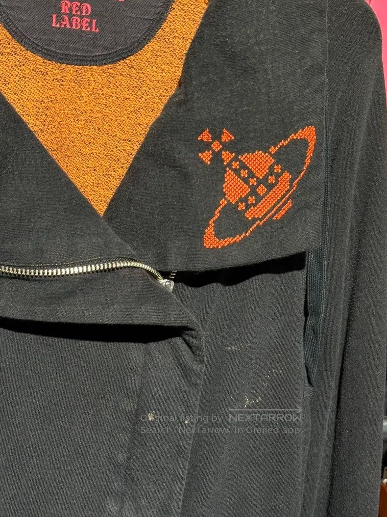 Vivienne Westwood Vivienne Westwood Black Pixel Orange Big Saturn Deformatio Size L / US 10 / IT 46 - 8 Thumbnail