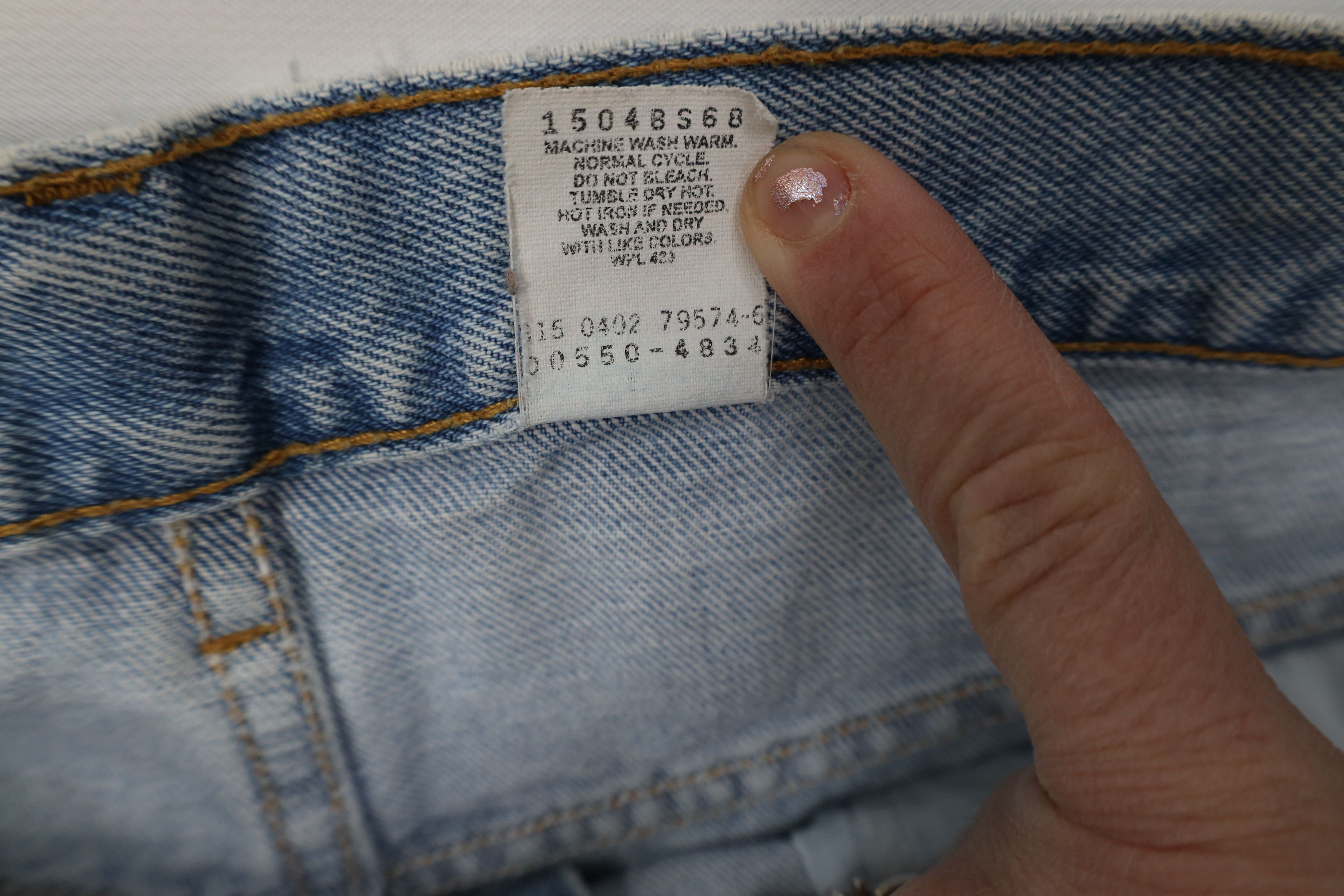 Levi's Vintage Y2K 2004 Levis 550 Relaxed Fit Denim Jeans Blue Size US 36 / EU 52 - 10 Thumbnail