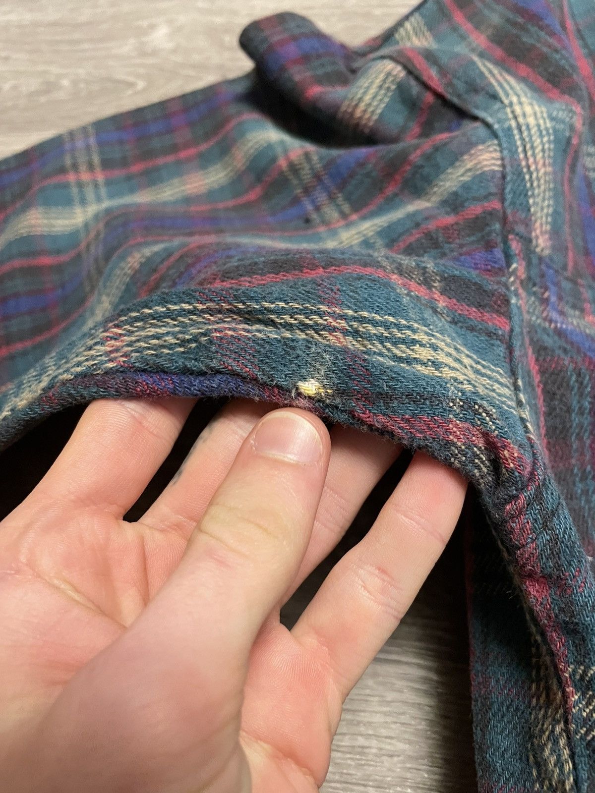 No Fear Vintage No Fear Plaid Flannel Shirt Anorak Pullover USA Size US XL / EU 56 / 4 - 13 Thumbnail