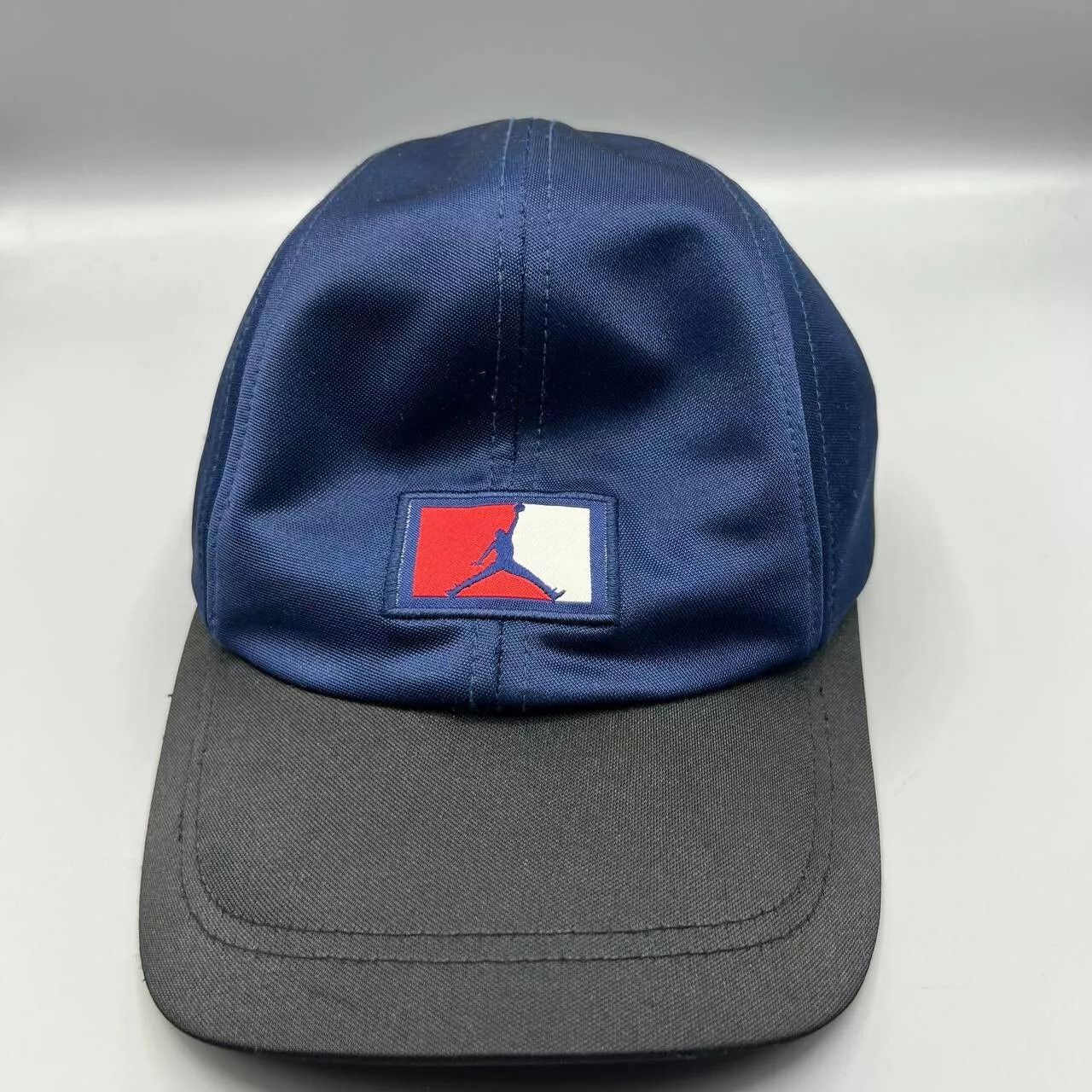 Jordan Brand Air Jordan 5 Panel Hat Men Blue Black Jumpman Strap Back Cap Size ONE SIZE - 1 Thumbnail