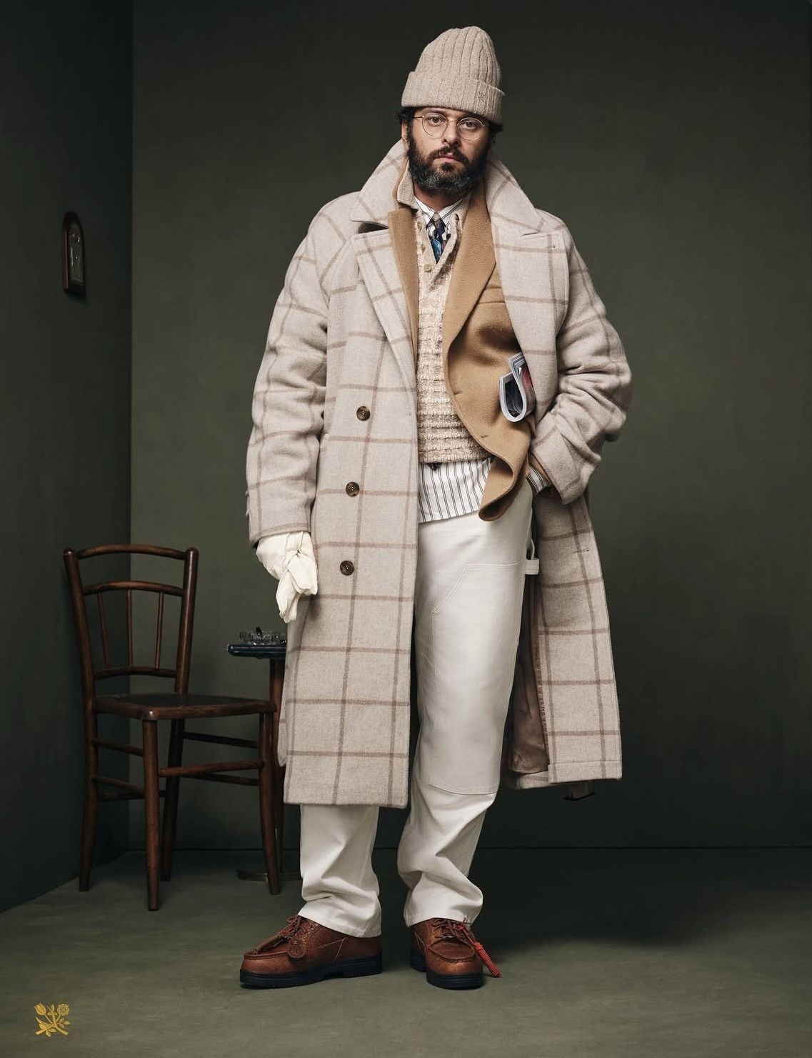 Aime Leon Dore Aime Leon Dore Double-Breasted Windowpane Topcoat size Large Size US L / EU 52-54 / 3 - 2 Thumbnail