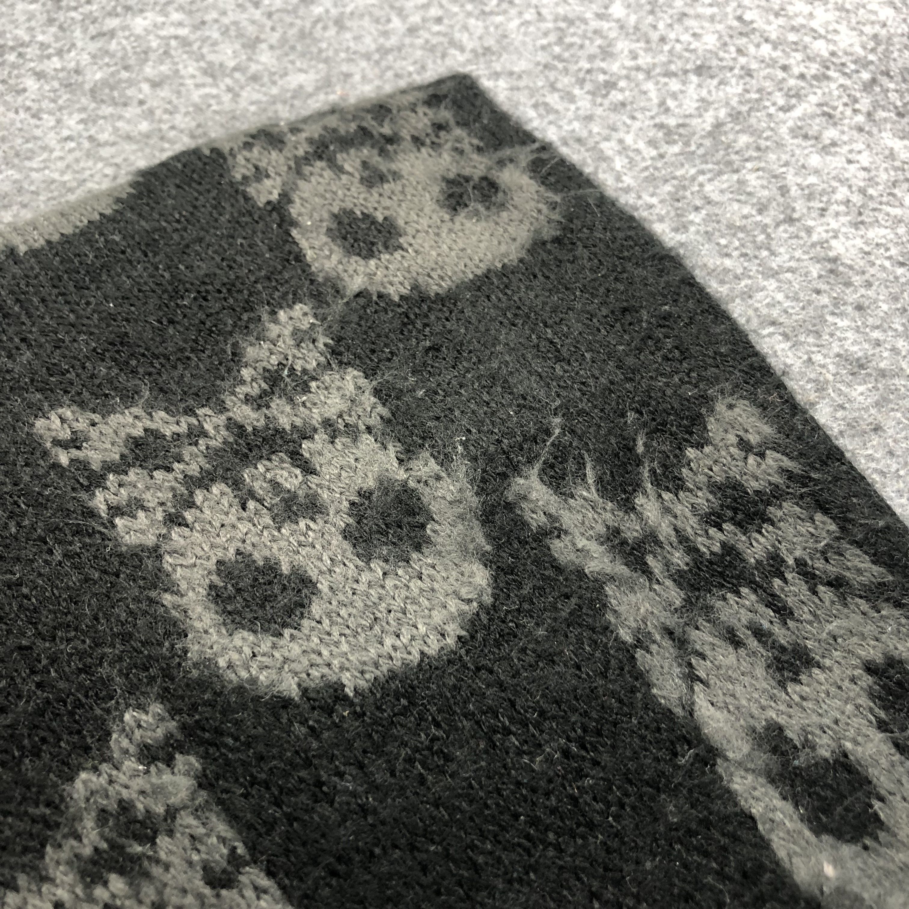 Seditionaries × Vintage Skulls and Crossed Bones Scarf Muffler Acrylic V862 Size ONE SIZE - 4 Thumbnail