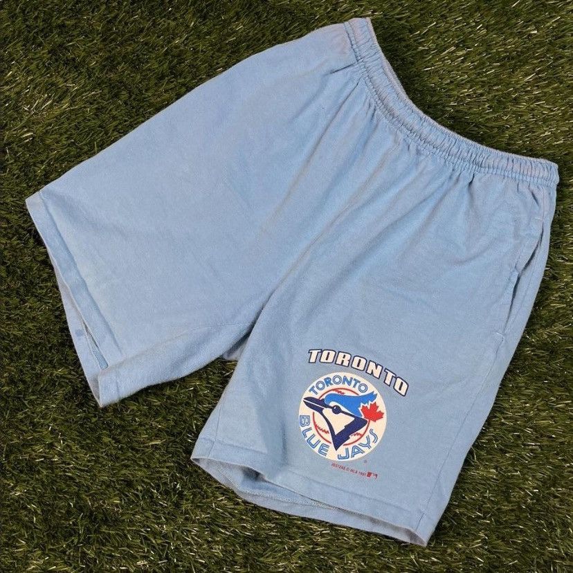 MLB × Vintage VINTAGE TORONTO BLUE JAYS MLB BASEBALL SHORTS Size US 32 / EU 48 - 1 Thumbnail