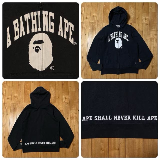 Bape BAPE HEAD LOGO Zip Hoodie a bathing ape NIGO Size US L / EU 52-54 / 3 - 1 Thumbnail