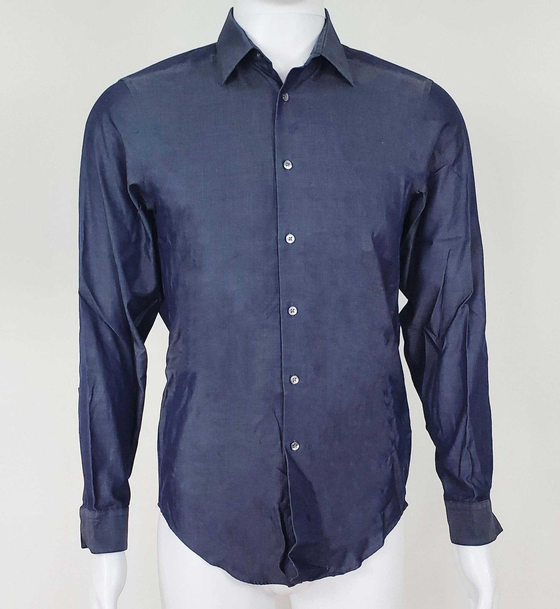 Calvin Klein Calvin Klein Steel Men's Slim-Fit Non-Iron Size US XXS / EU 40 - 1 Thumbnail