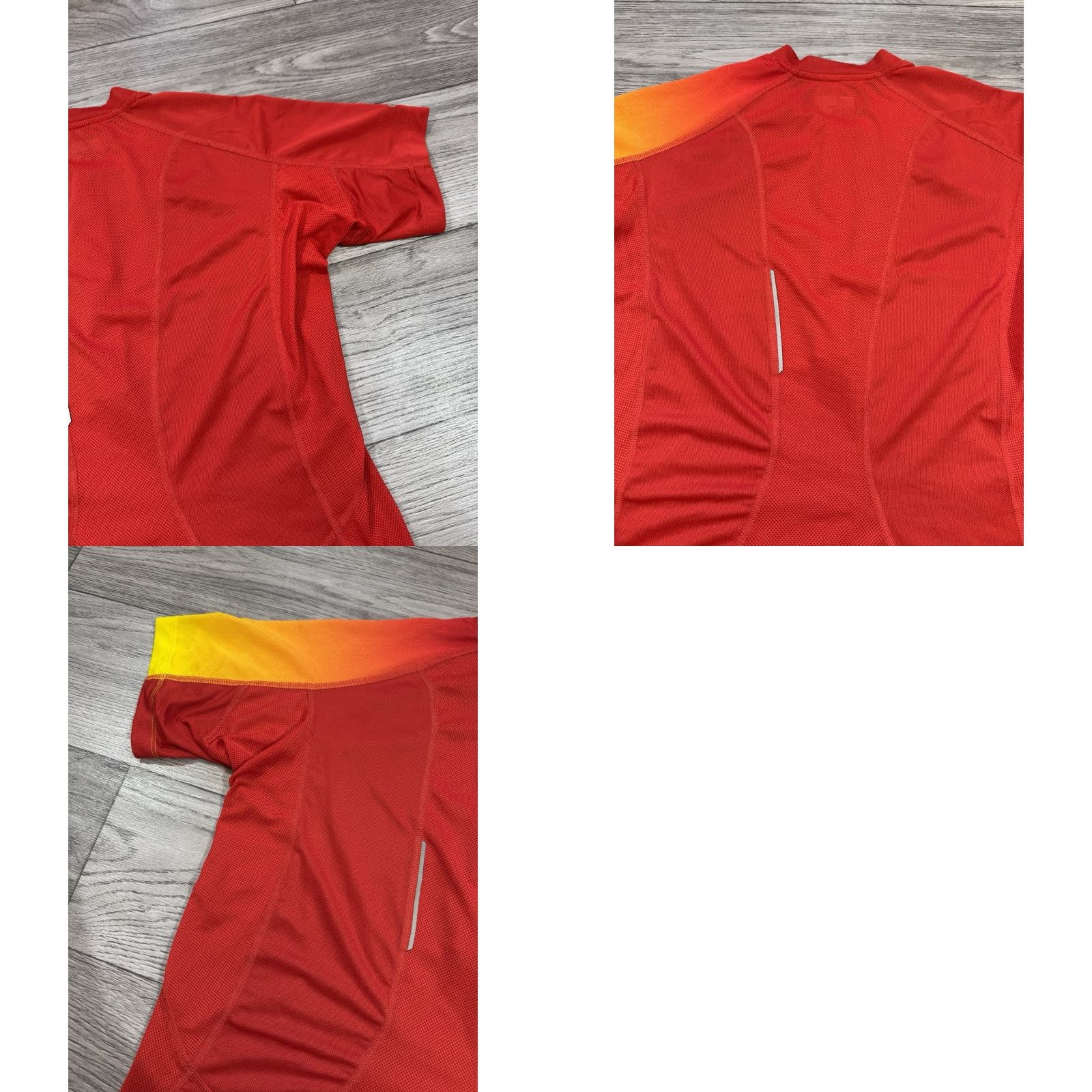 Salomon Salomon T-Shirt Short Sleeve Mens Size S Red ActiLite Trail Running 1/3 Zip Overall Activewear Shirt Size US S / EU 44-46 / 1 - 10 Thumbnail