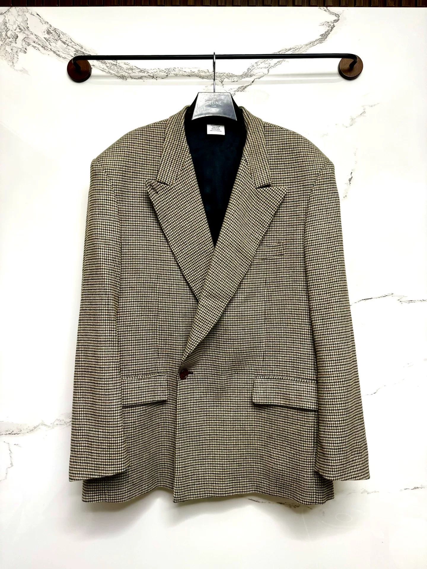 Vetements vetements houndstooth oversized wool blazer Size US XS / EU 42 / 0 - 1 Thumbnail