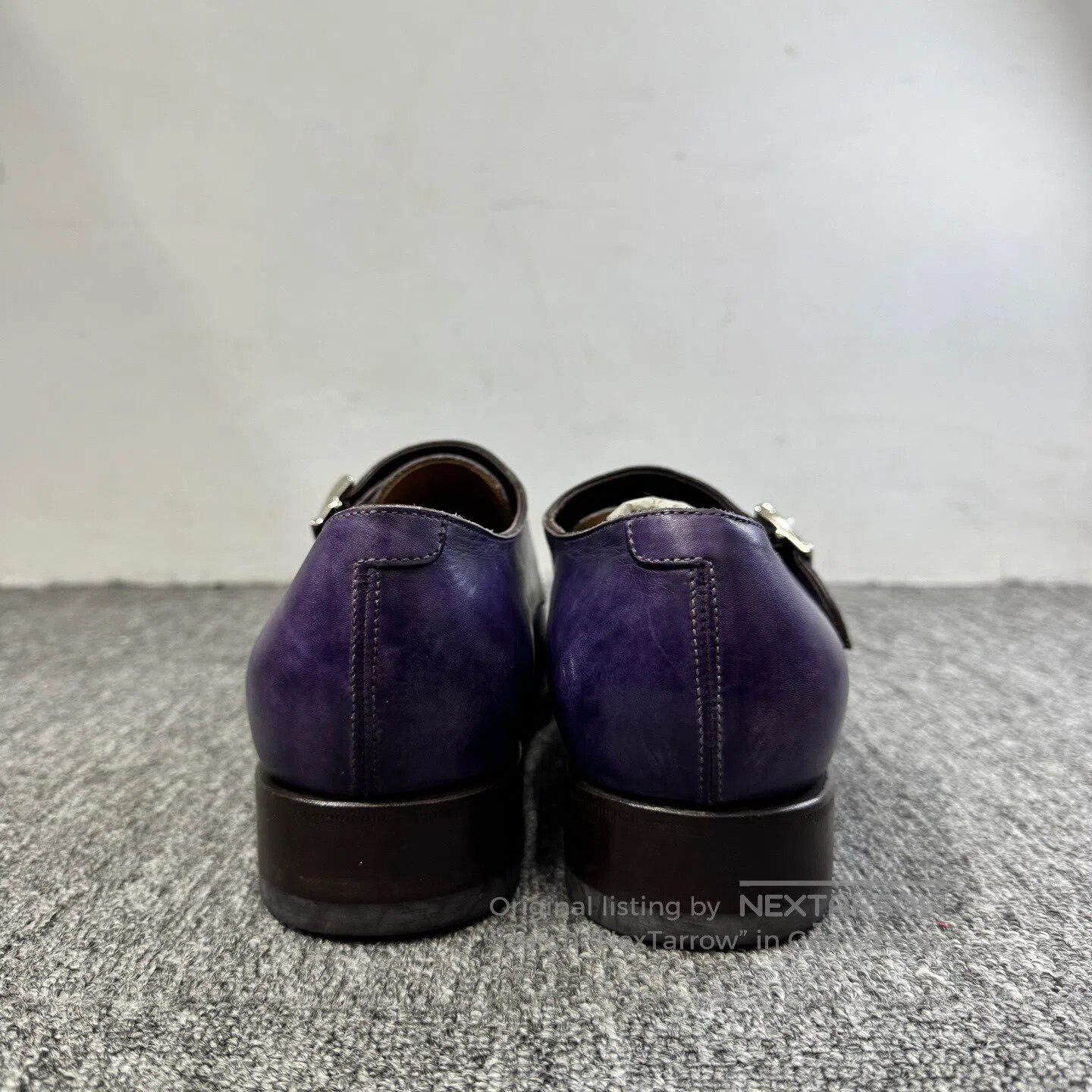 Santoni SANTONI Hand-painted leather shoes| Size US 6 / EU 39 - 3 Thumbnail