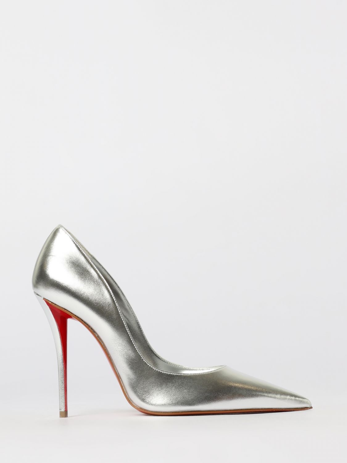 Christian Louboutin Christian Louboutin Pump Woman Silver Size US 7 / IT 37 - 1 Thumbnail