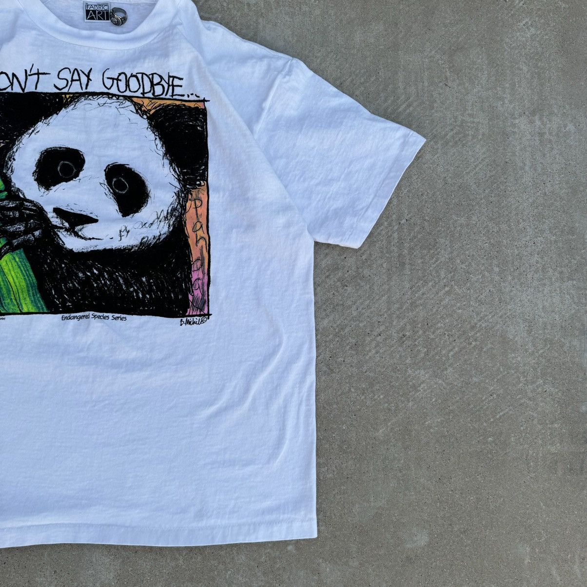 Harley Davidson × JNCO Vintage 90s White Panda Nature Art Graphic Tee XL Size US XL / EU 56 / 4 - 9 Thumbnail