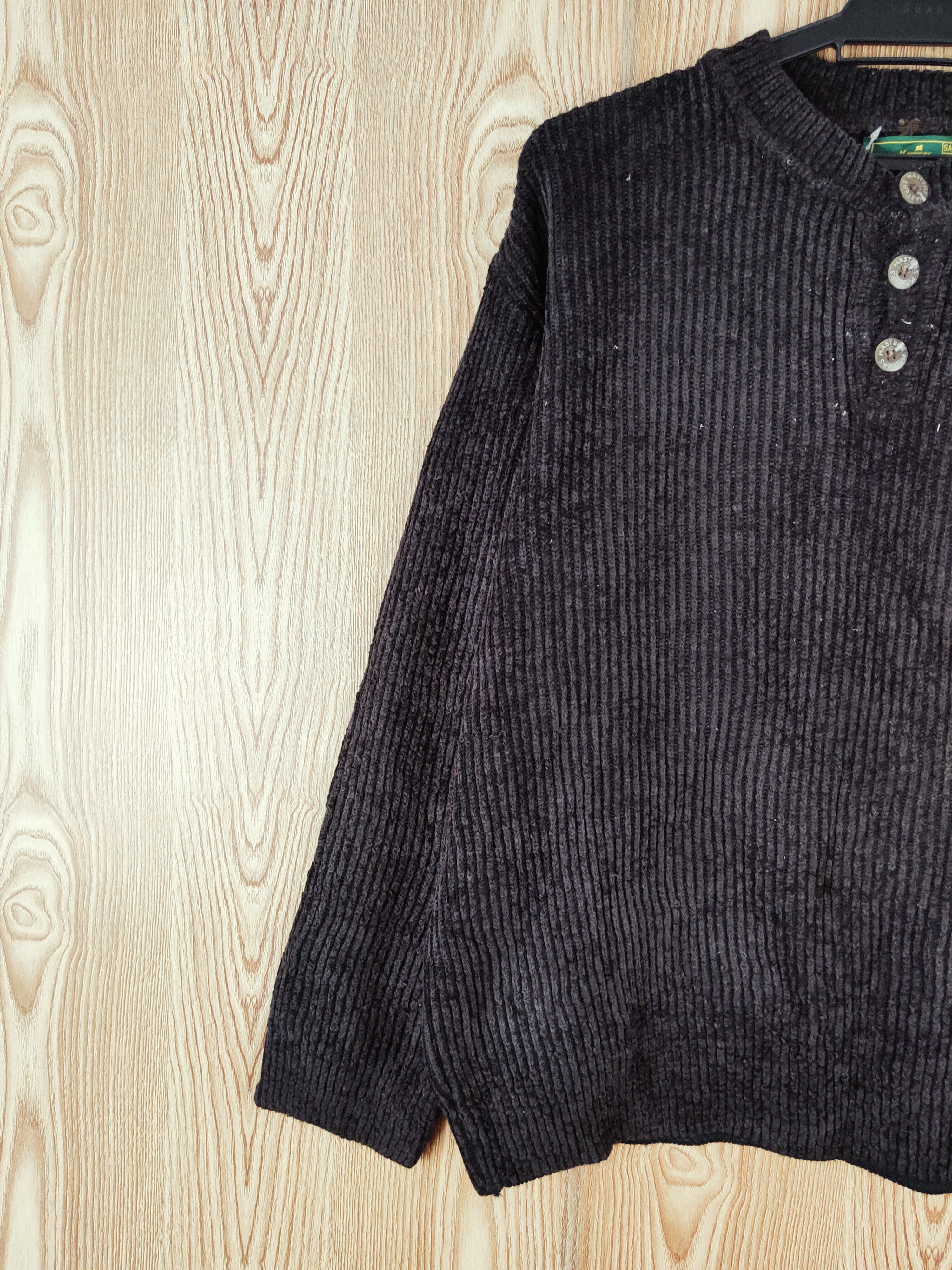 Vintage Masters italy designer Dark Brown Knitwear #W248 Size US M / EU 48-50 / 2 - 3 Thumbnail