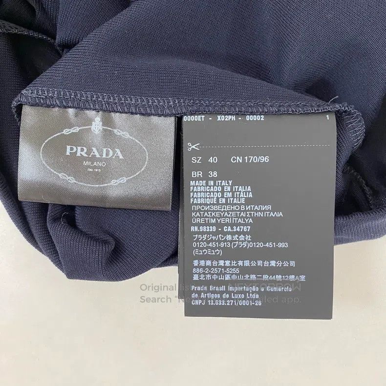 Prada Prada Dark-coloured elastic pants Size 26" / US 2 / IT 38 - 7 Thumbnail