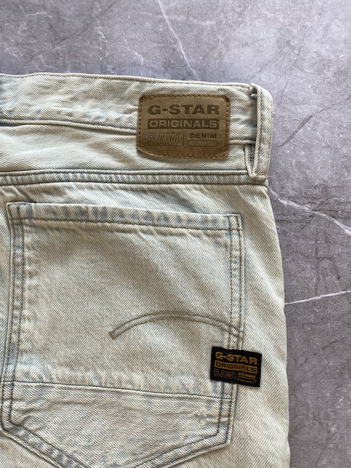G-Star × Vintage Vintage Y2K G-Star Raw Originals Denim Jeans Size US 32 / EU 48 - 4 Thumbnail