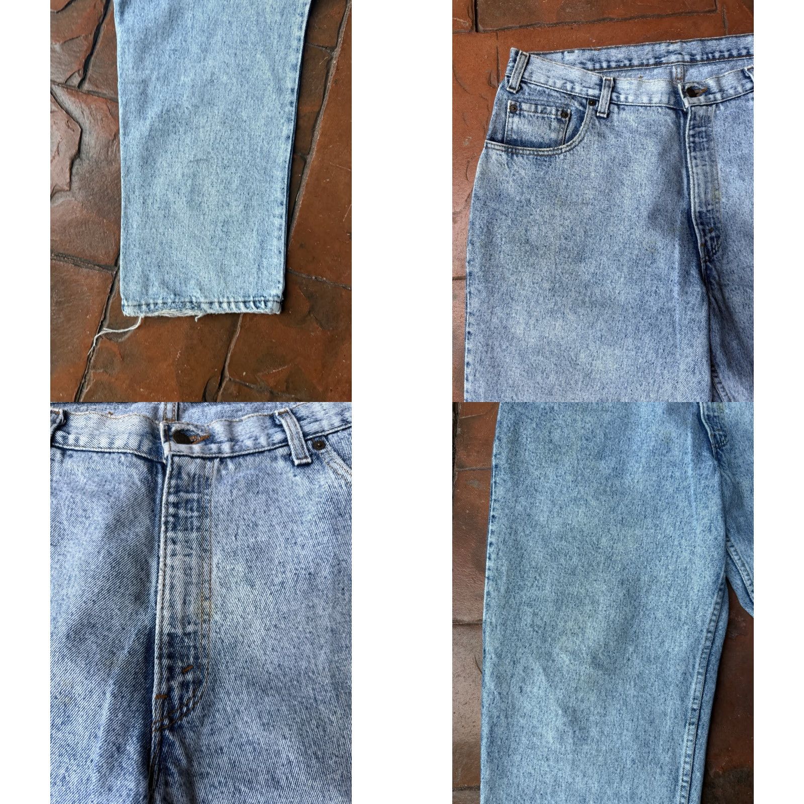 Levi's VINTAGE Levi's 545 Acid Wash Denim Straight Jeans Men 40x30 USA Made Size US 40 / EU 56 - 8 Thumbnail
