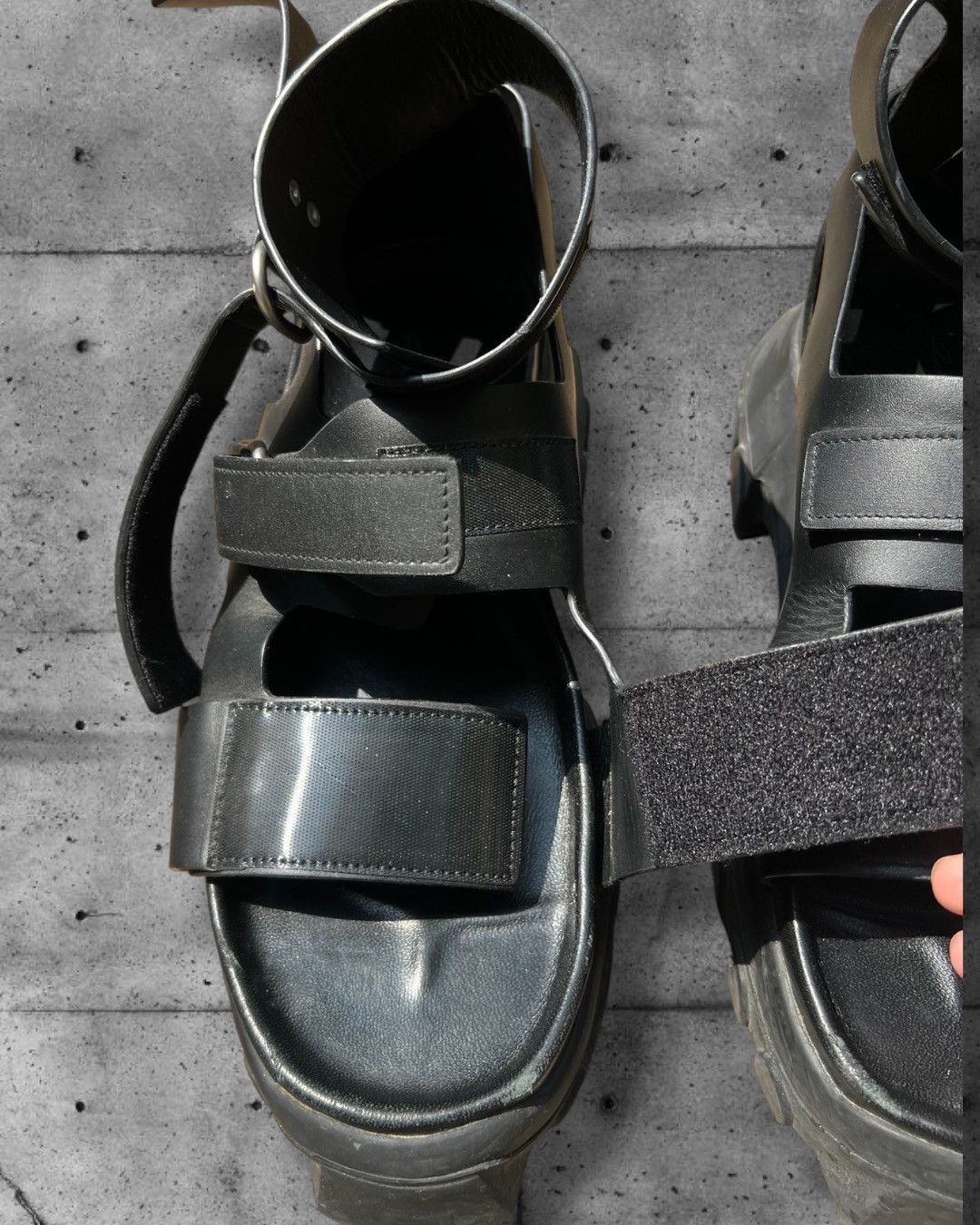 Rick Owens 20ss mainline Rick Owens Tractor Sandals Size US 8 / EU 41 - 3 Thumbnail