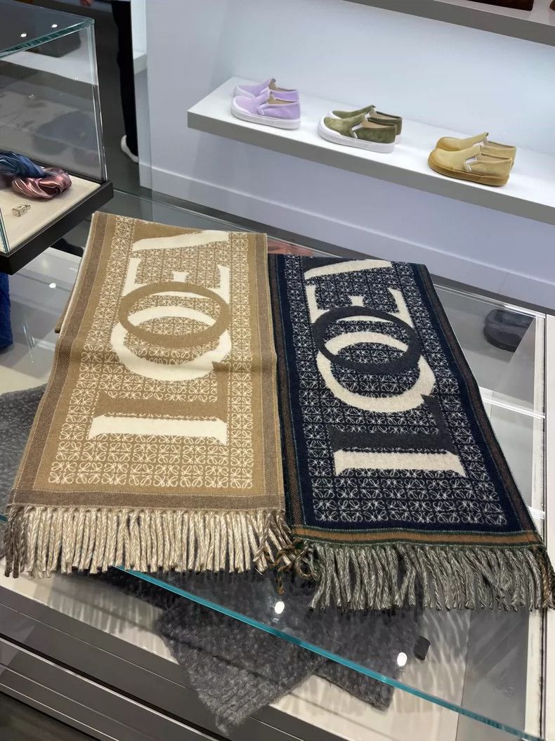 Loewe LOEWE size30*180cm Wool and cashmere scarves Size ONE SIZE - 3 Thumbnail