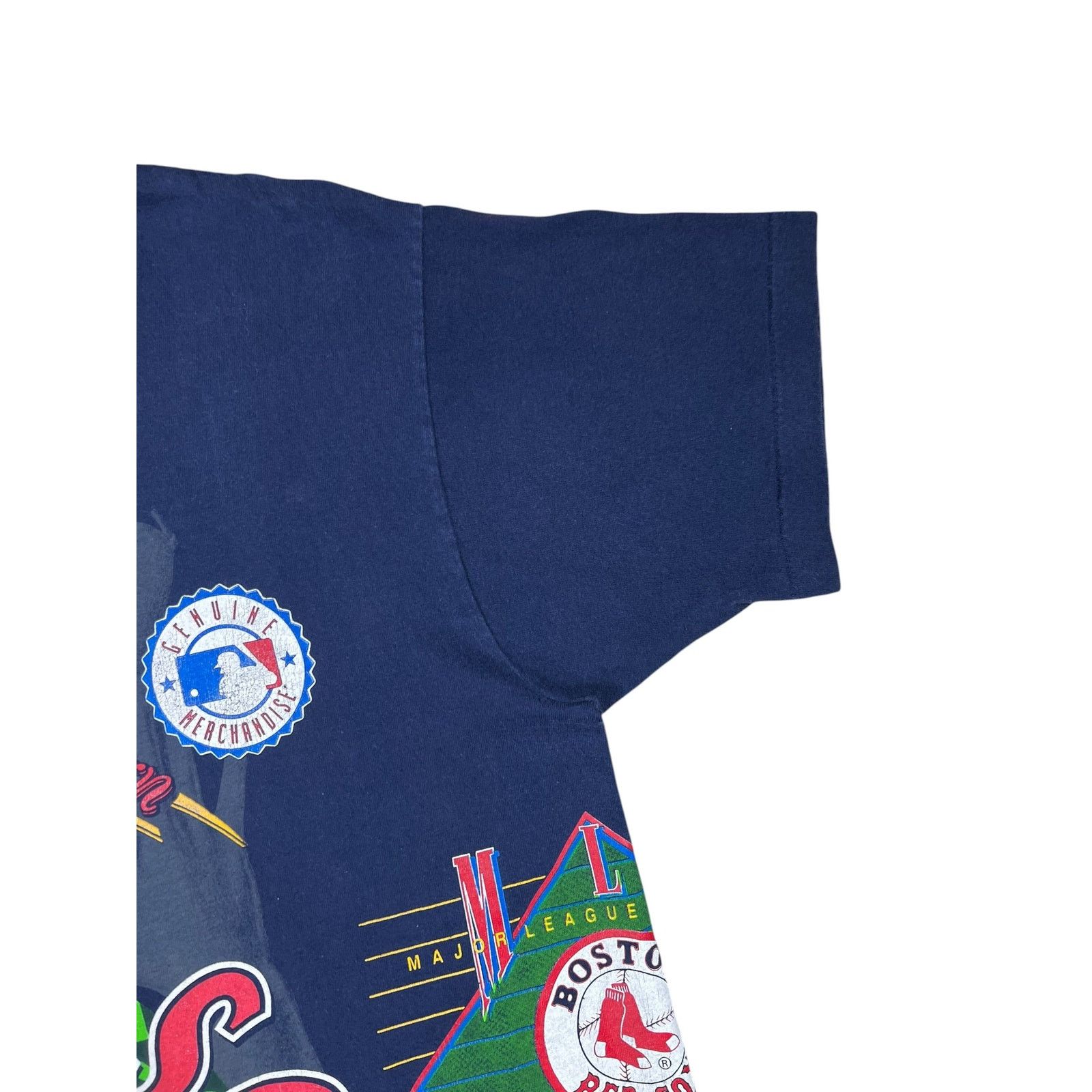 Fruit Of The Loom × MLB × Salem Sportswear Vintage 1992 Salem Sports Boston Red Sox Around The Horn tee Size US XL / EU 56 / 4 - 5 Thumbnail