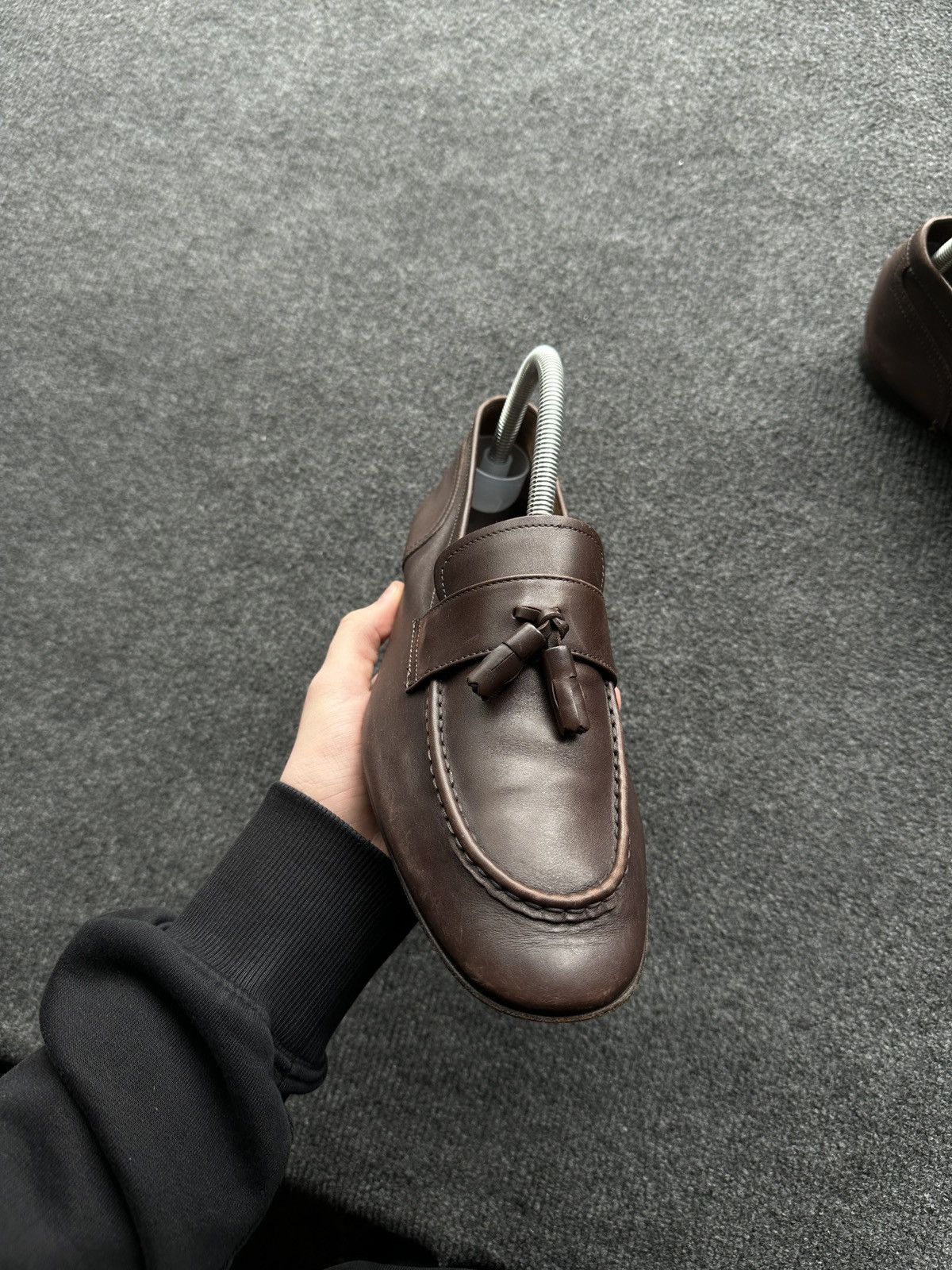 Emporio Armani LUXURY 🚨 EMPORIO ARMANI VNTG SHOES MEN BROWN LUXURY RARE Size US 9.5 / EU 42-43 - 3 Thumbnail