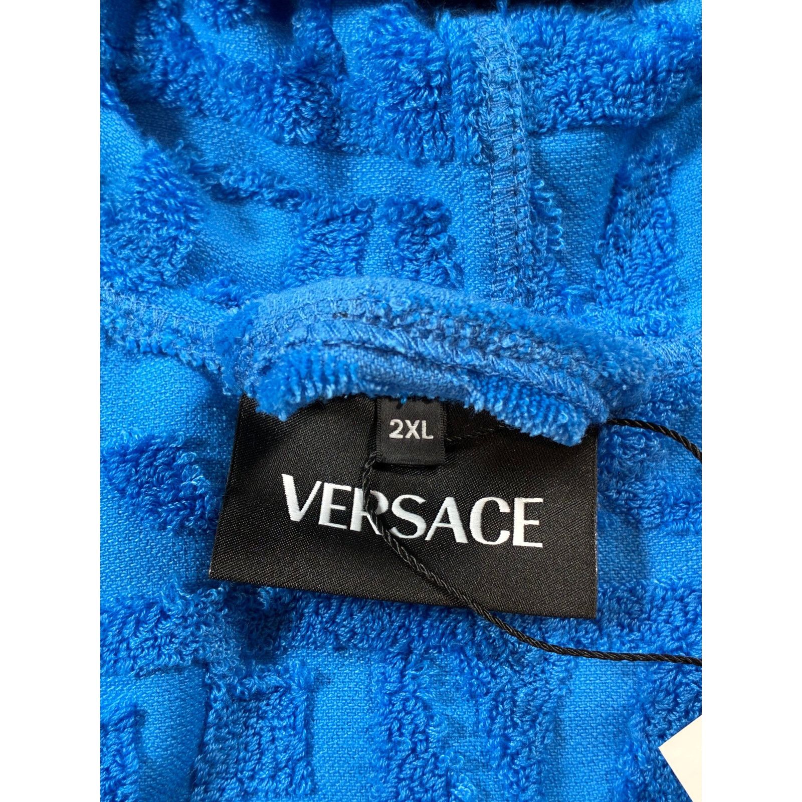 Versace Versace Monogram Blue Robe Size ONE SIZE - 5 Thumbnail