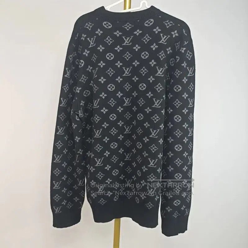 Louis Vuitton Louis Vuitton Black Cashmere Knit Sweater . Size L / US 10 / IT 46 - 5 Thumbnail