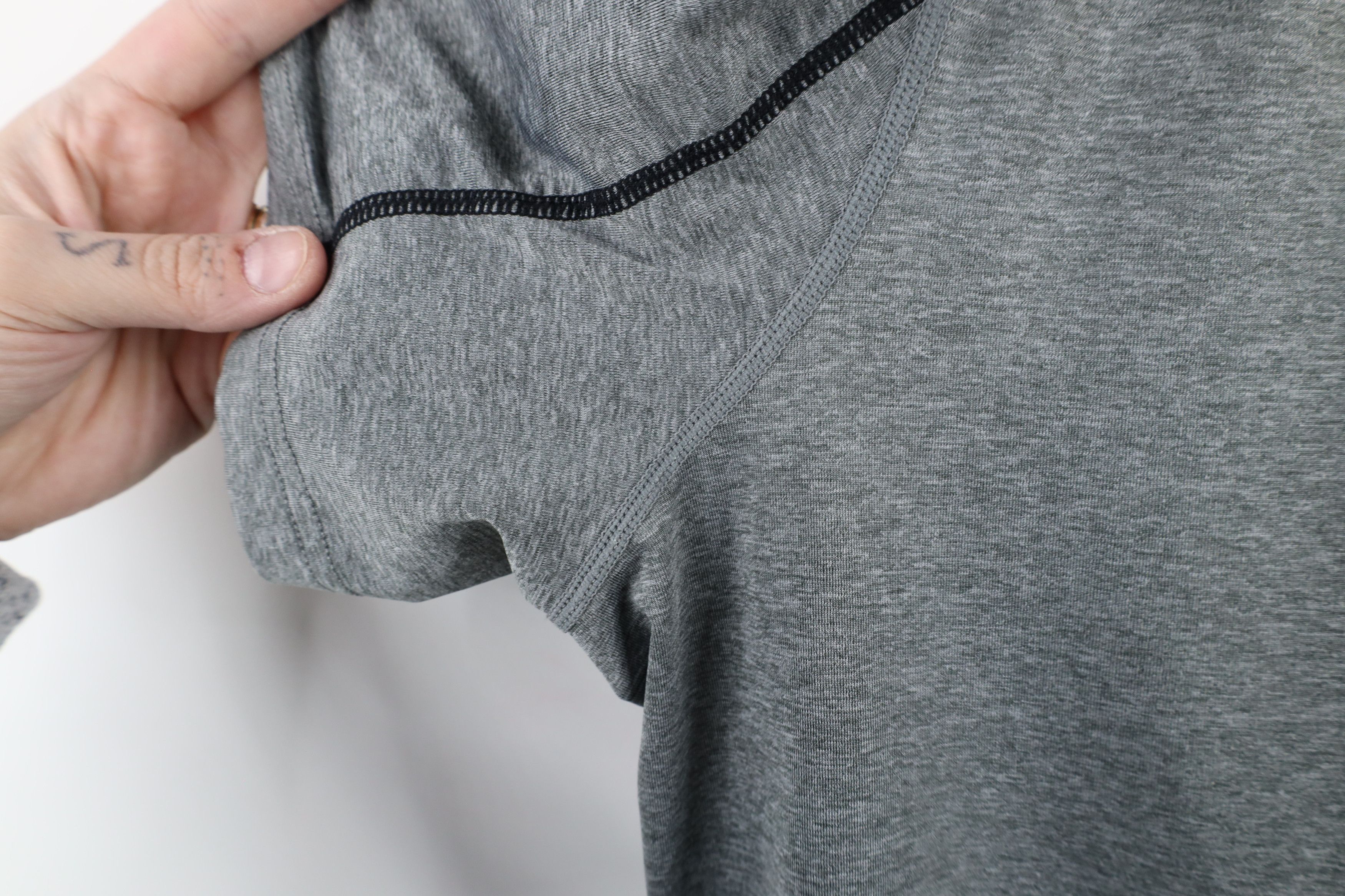 Nike × Vintage Nike Pro Compression Training Running Gym T-Shirt Gray Size US XXL / EU 58 / 5 - 6 Thumbnail