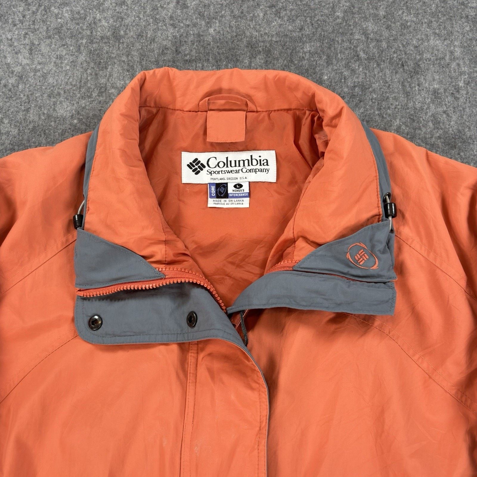 Columbia Columbia Women's Interchange Core Jacket Orange Large Nylon Size L / US 10 / IT 46 - 2 Thumbnail