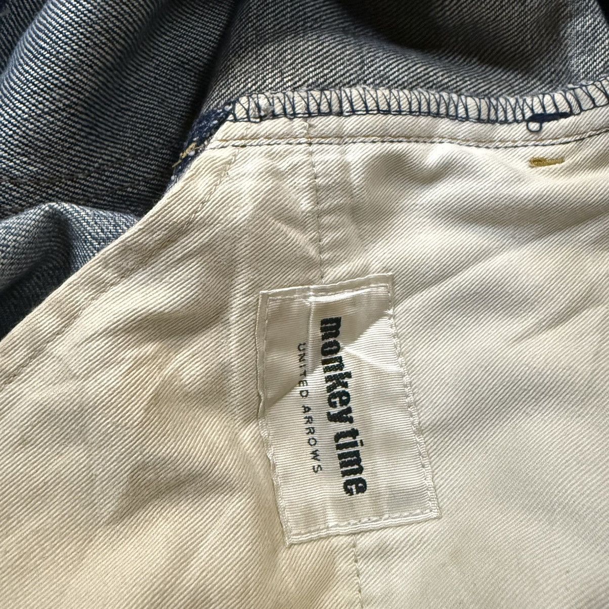 Indigo 🔥🇯🇵 Japanese LGB Rusty Monkey Time Indigo Dyed Denim Size US 33 - 16 Thumbnail