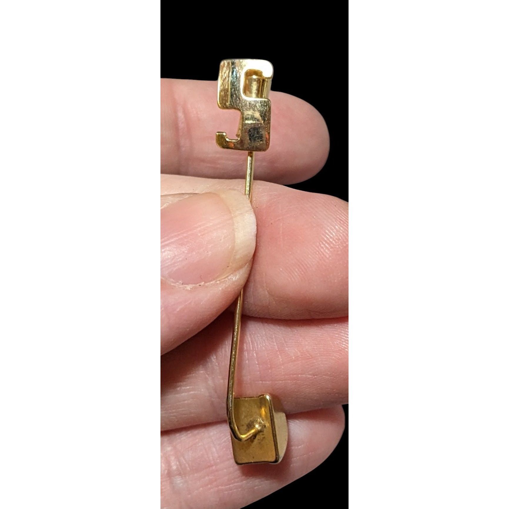 Other Vintage Gold Tone Abstract Minimalist Stick Pin Size ONE SIZE - 3 Thumbnail