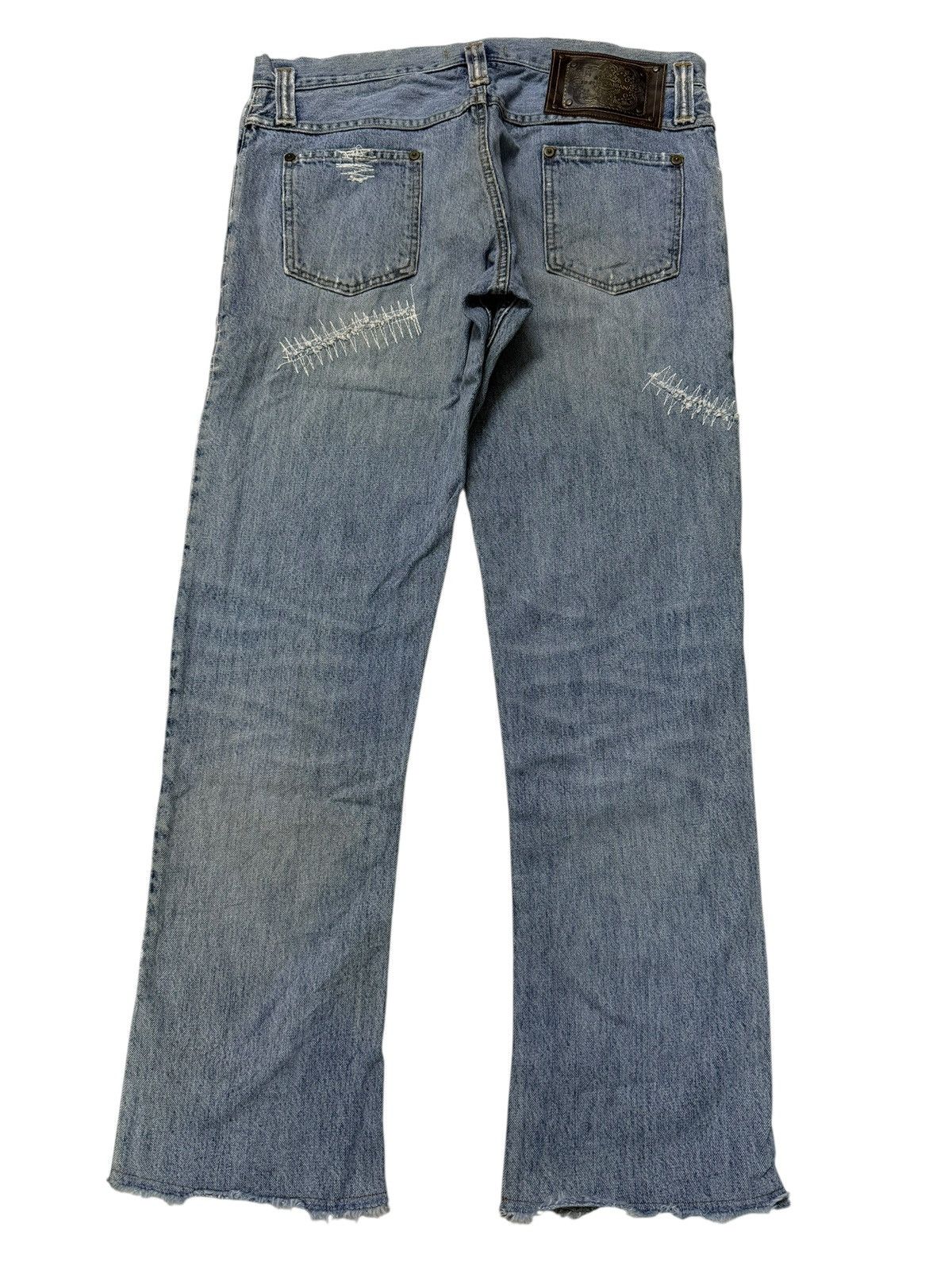 Dolce & Gabbana Flared Jeans Dolce & Gabbana Distressed Boot Cut Denim Size US 33 - 17 Thumbnail