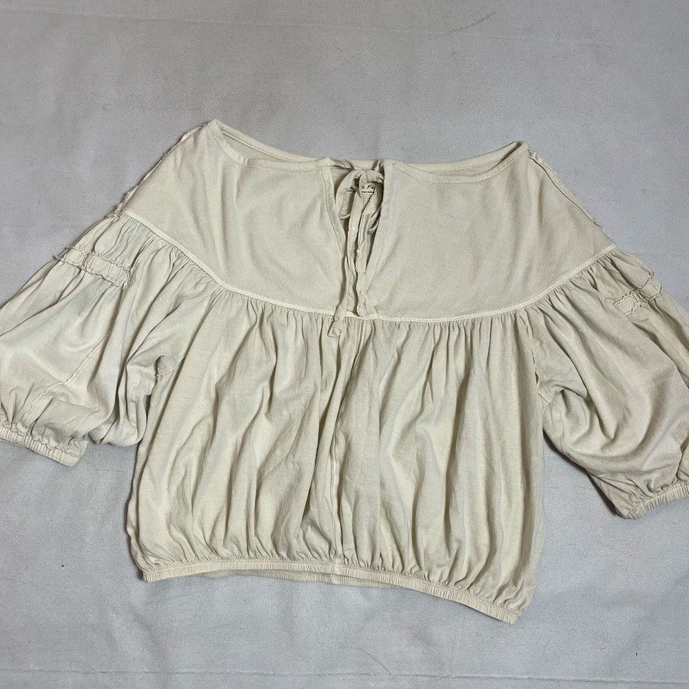 Free People New Free People No Good Alone Cotton Tee Top Size L Size L / US 10 / IT 46 - 6 Thumbnail