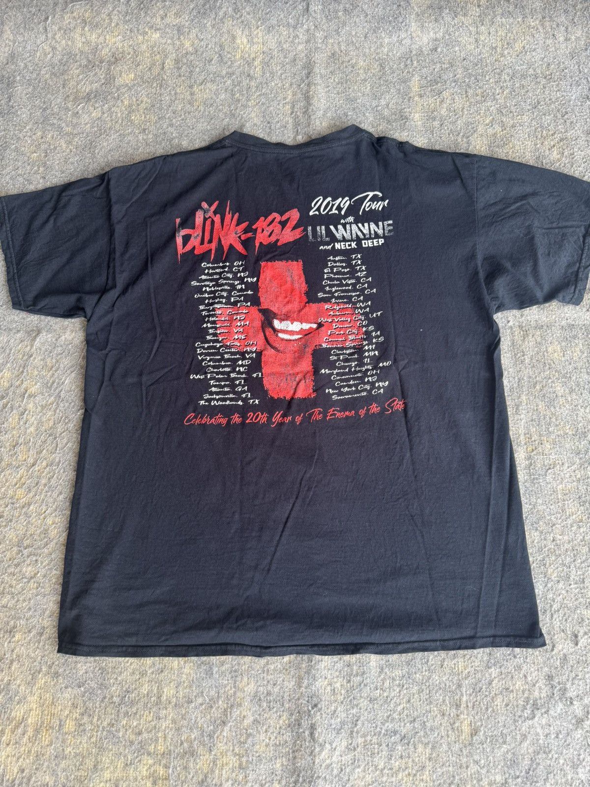 Lil Wayne Rare Blink 182 matt skiba lil Wayne tour shirt Size US L / EU 52-54 / 3 - 7 Thumbnail