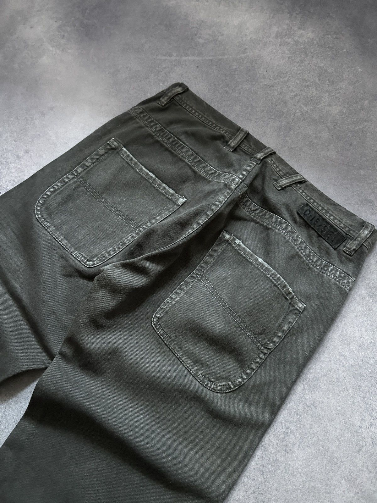 Diesel Black Gold Diesel Black & Gold washed grey denim jeans Size US 30 / EU 46 - 4 Thumbnail