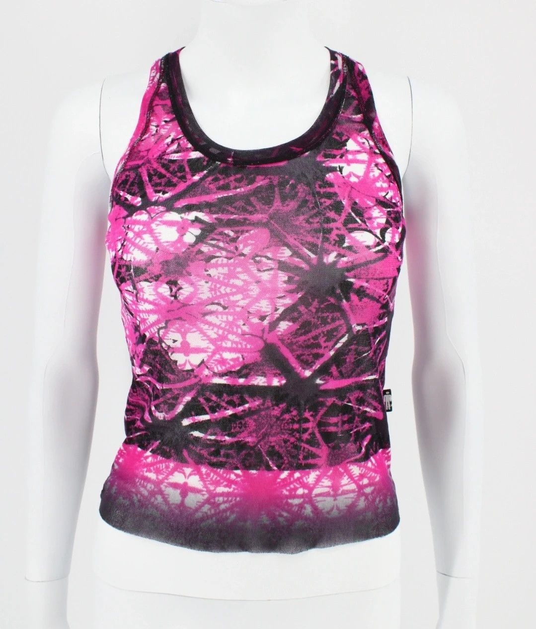 Jean Paul Gaultier Archive JPG Vrus Mesh Tank Top Size S / US 4 / IT 40 - 1 Thumbnail