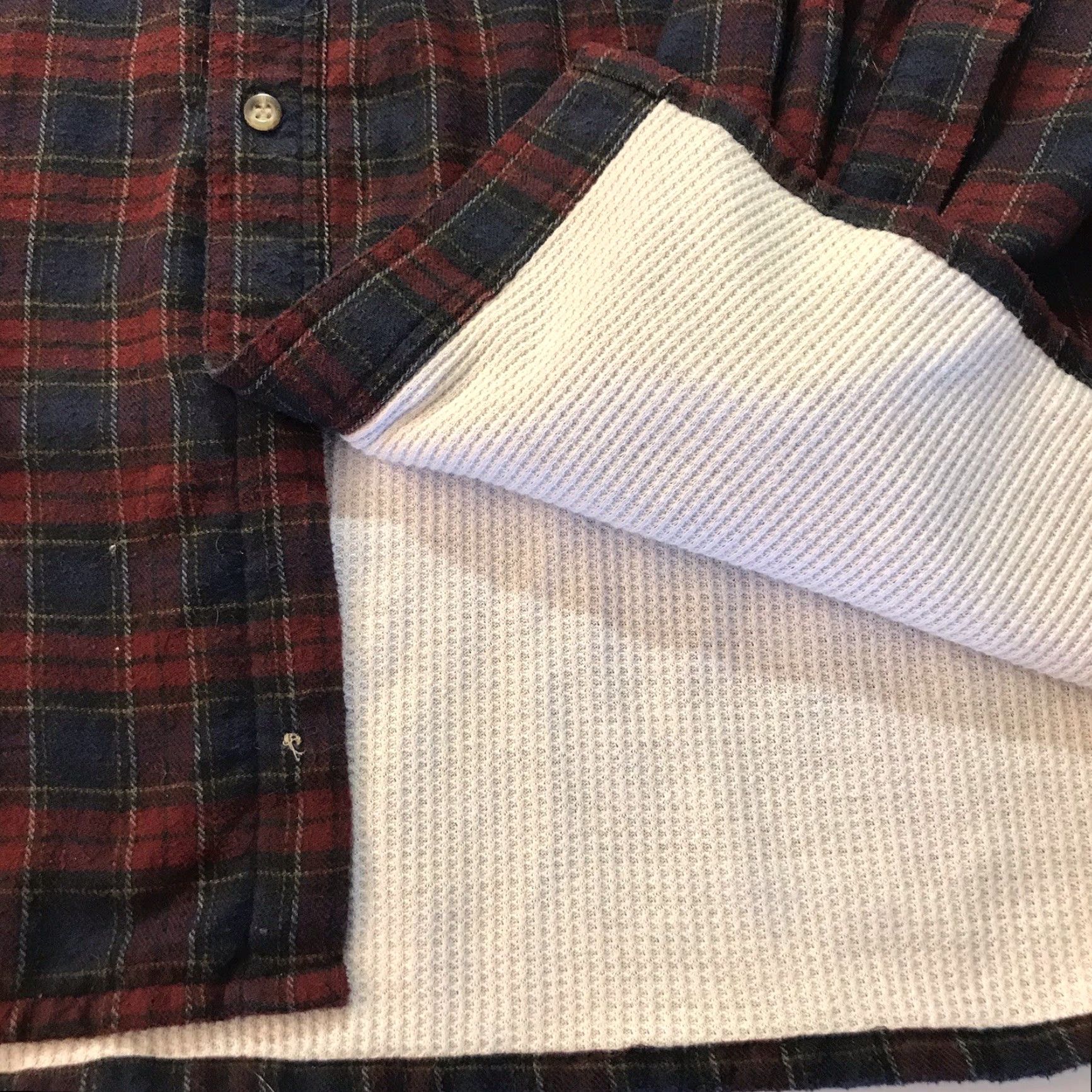 Wrangler Wrangler Mens Thermal Lined Flannel Long Sleeve Button Shirt Sz L Rugged Wear Size US L / EU 52-54 / 3 - 4 Thumbnail