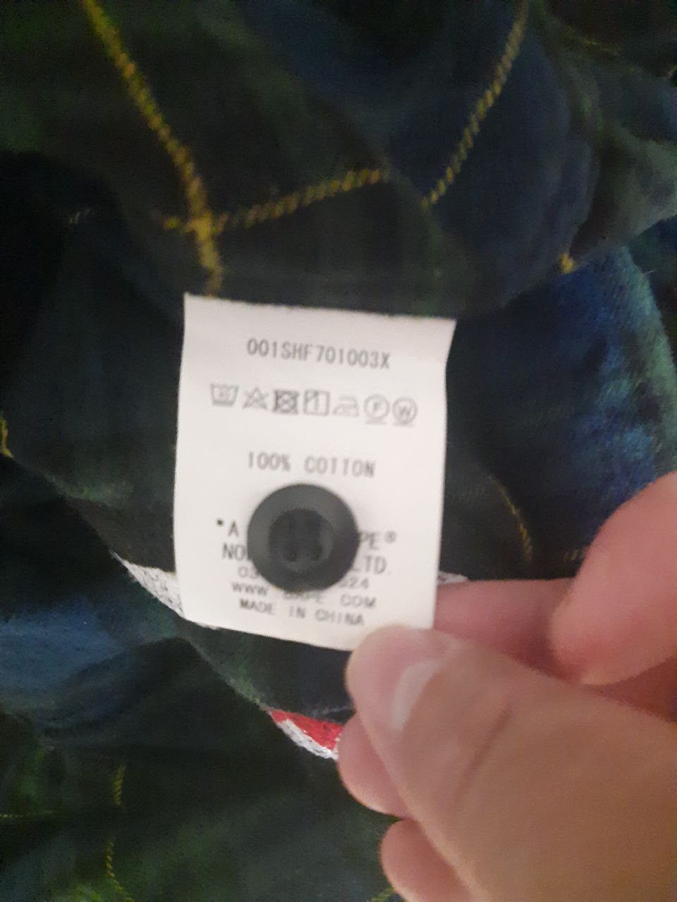 Bape Shark Flannel Shirt Size US M / EU 48-50 / 2 - 11 Thumbnail
