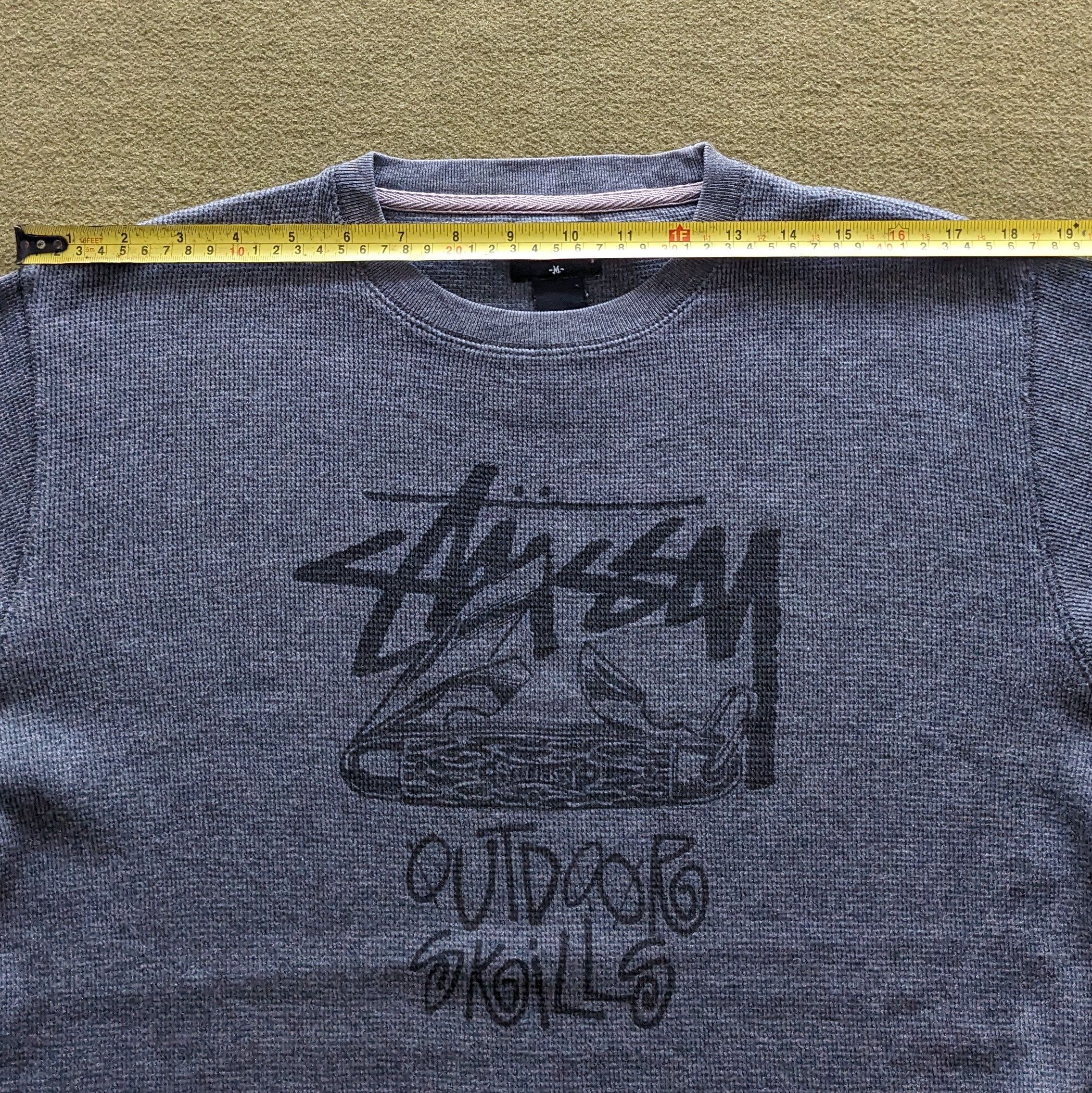 Stussy Vintage STUSSY Outdoor Skills Streetwear Sweatshirt Size US L / EU 52-54 / 3 - 6 Thumbnail