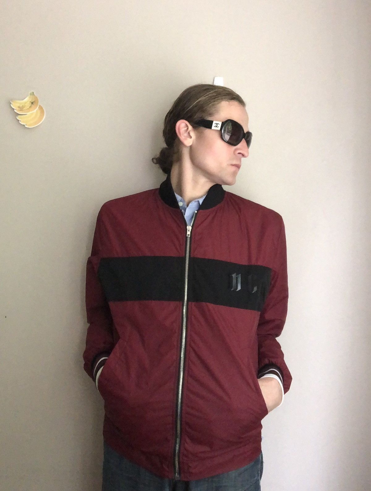 Alexander McQueen McQ Alexander McQueen Oxblood Logo Windbreaker Size US M / EU 48-50 / 2 - 14 Thumbnail