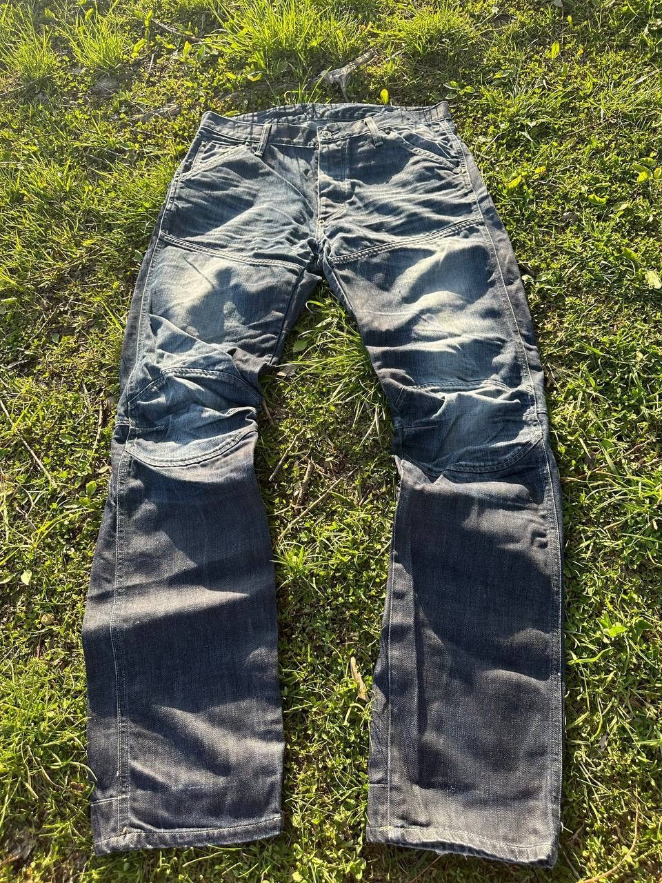 G-Star × Vintage Vintage G-Star Raw Elvood 96 Y2K Distressed Jeans Size US 32 / EU 48 - 3 Thumbnail