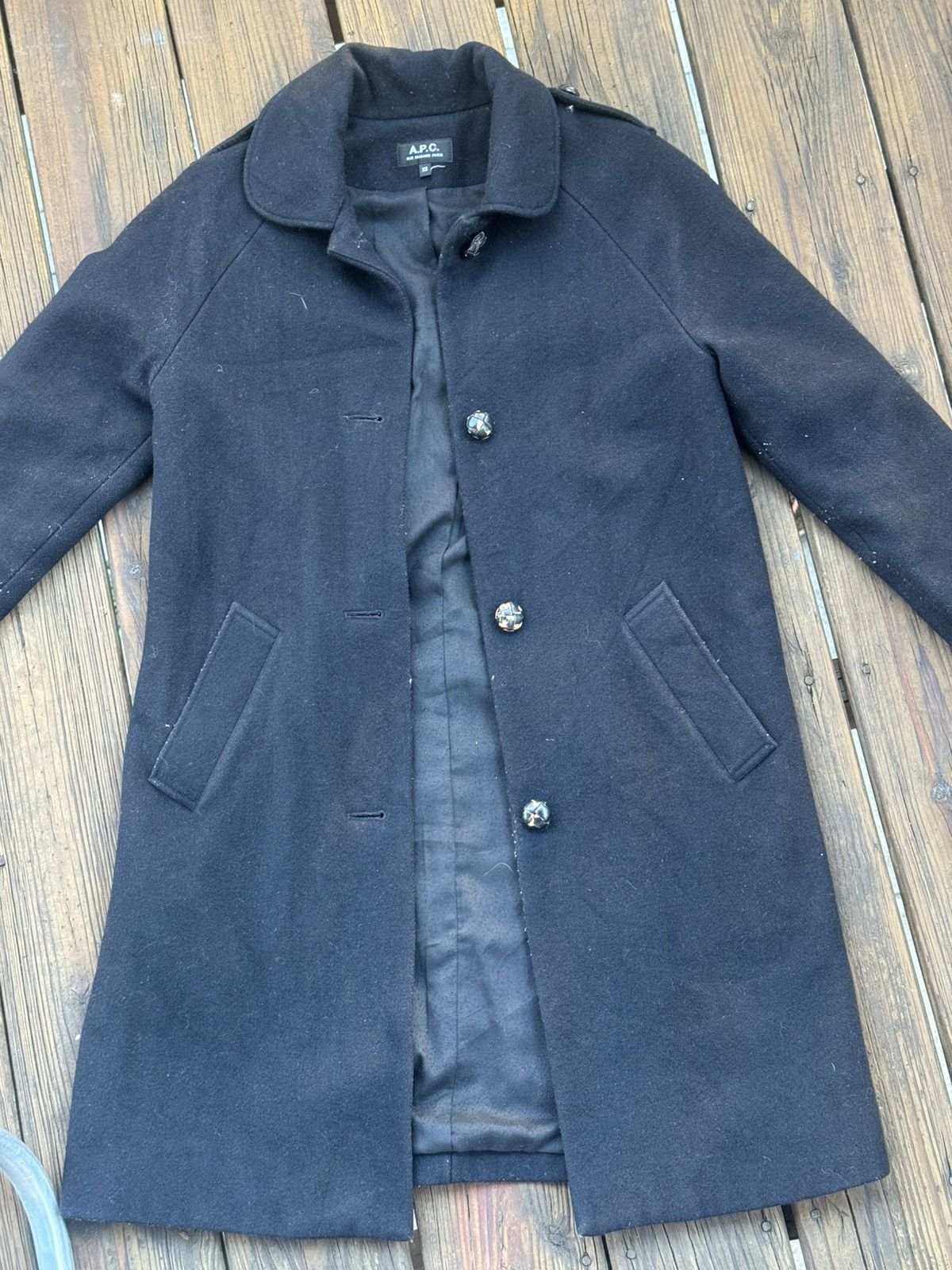 A.P.C. Black A.P.C. Coat Size US XS / EU 42 / 0 - 1 Thumbnail