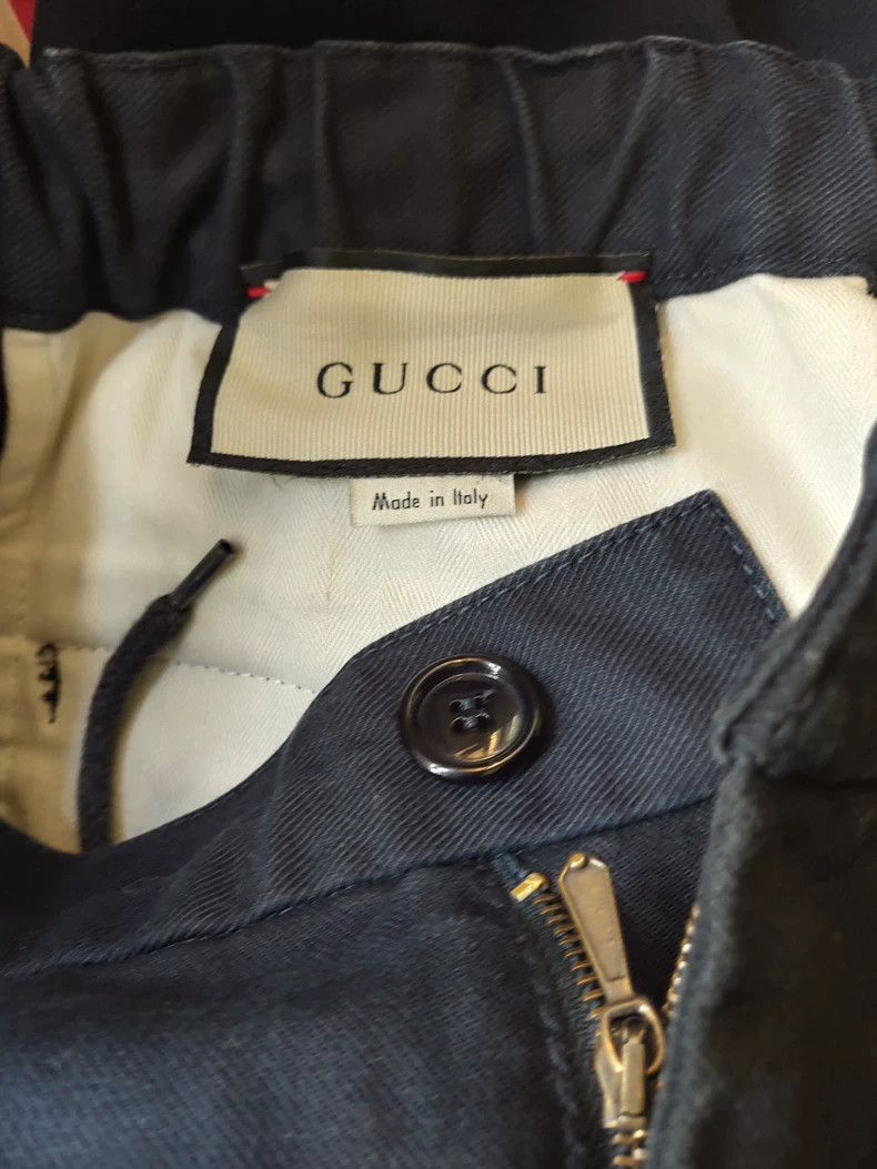 Gucci GucciClassic Logo printed side striped trousers zipper casu Size US 30 / EU 46 - 7 Thumbnail